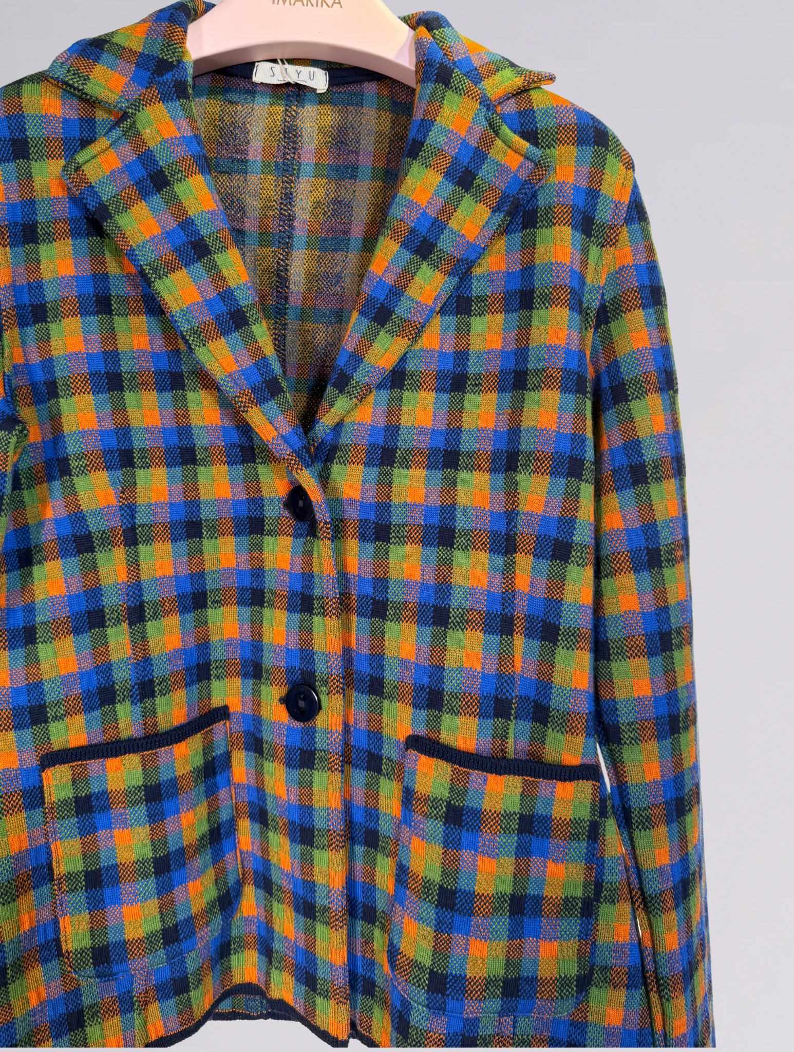 Blazer in maglia K AYANTE 314QUADRI MULTI siyu