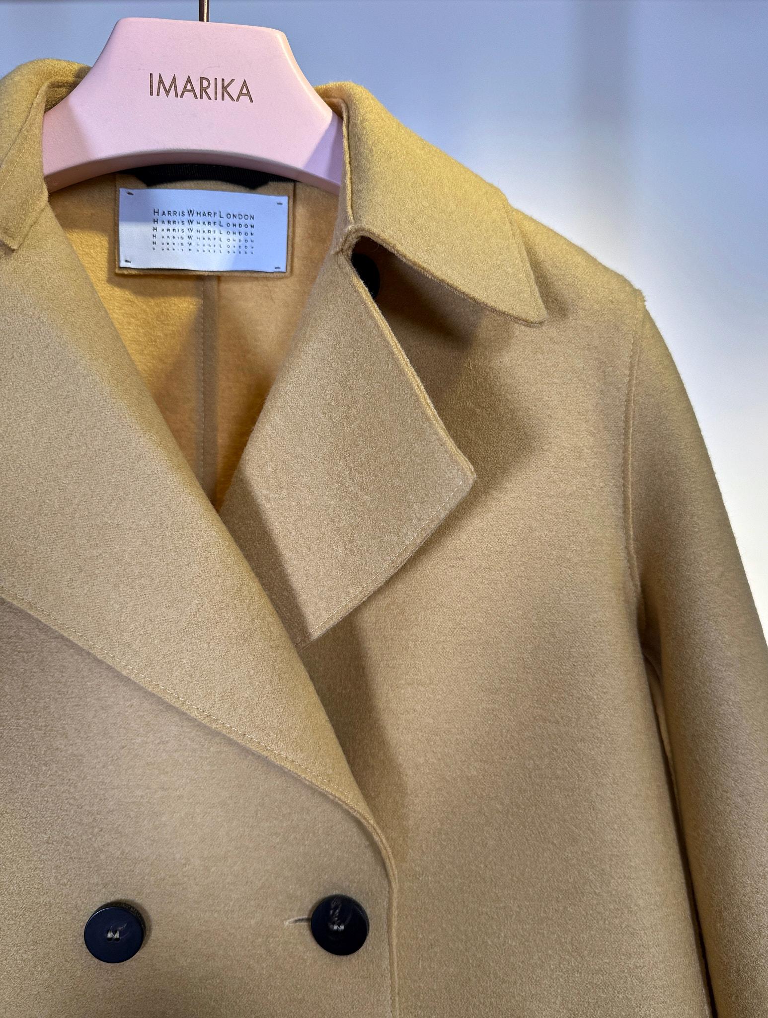 Peacoat doppiopetto giallo AG2211GIALLO Harris Wharf London