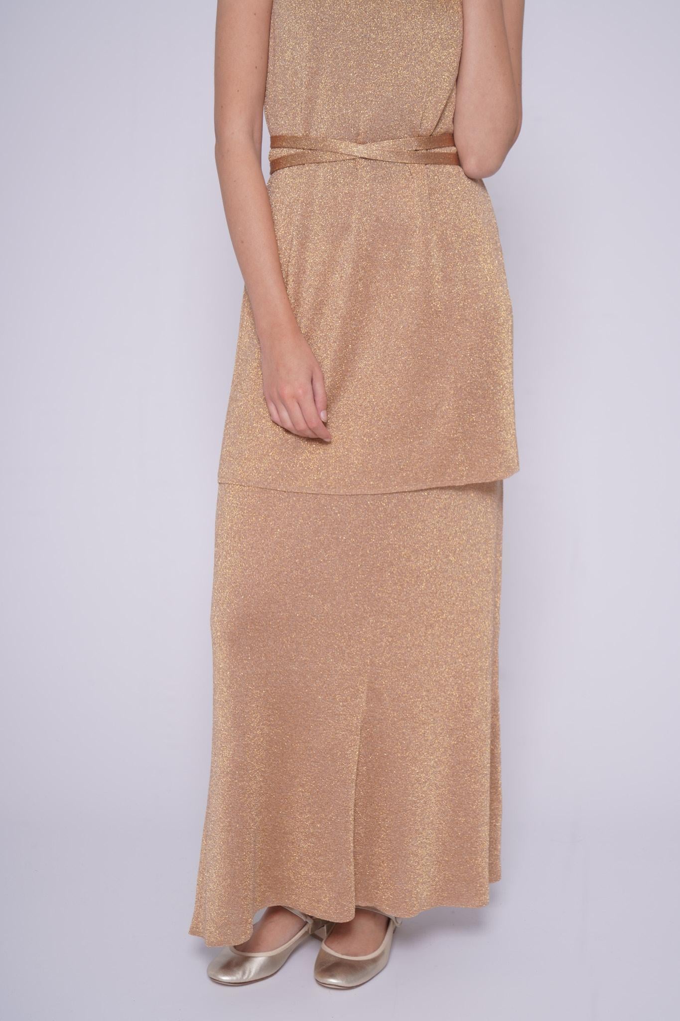 Gonna lunga in lurex K LUJO LISO 11MORO siyu