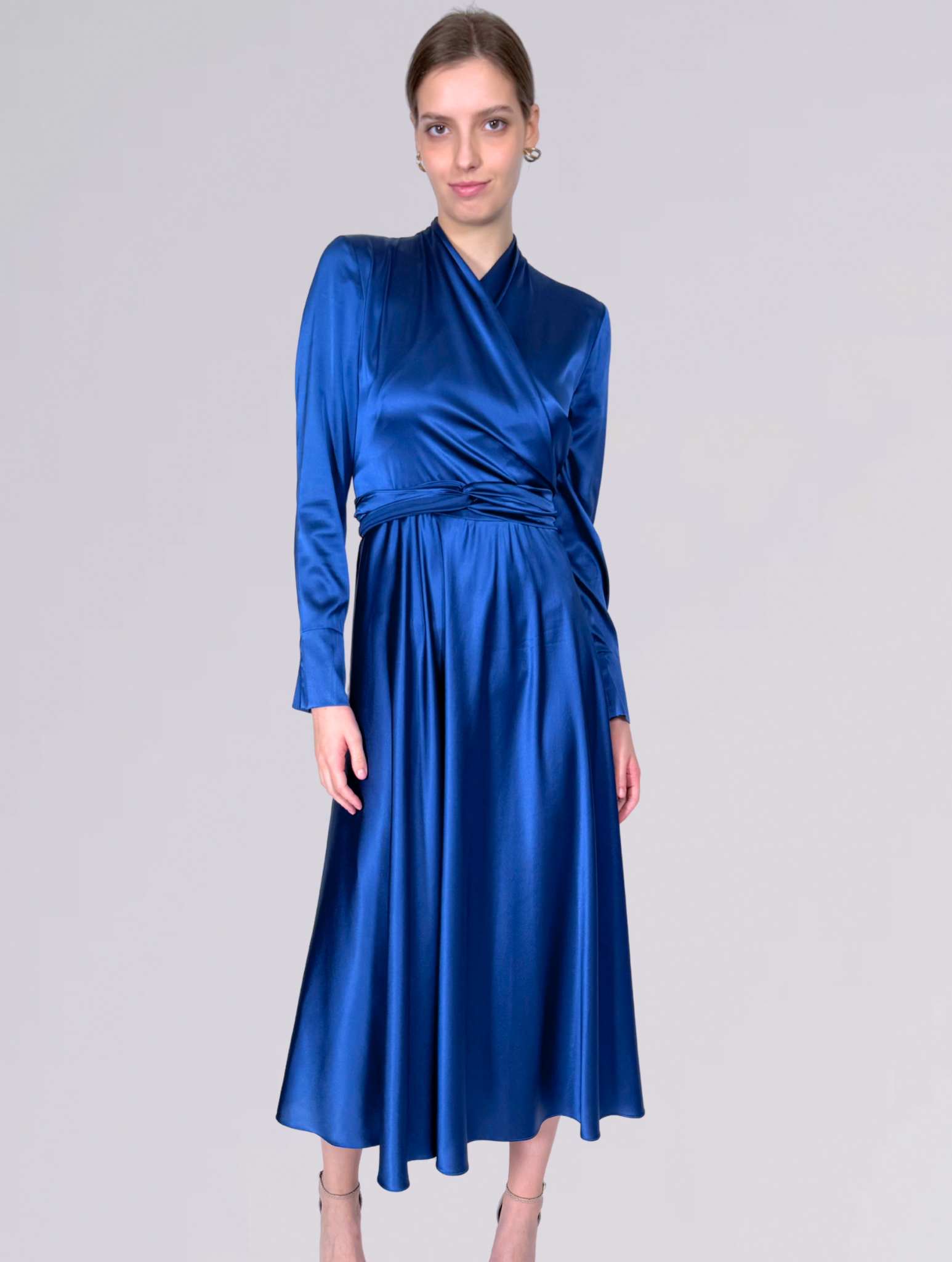 Abito a ruota AB607726BLU Sartoria 74