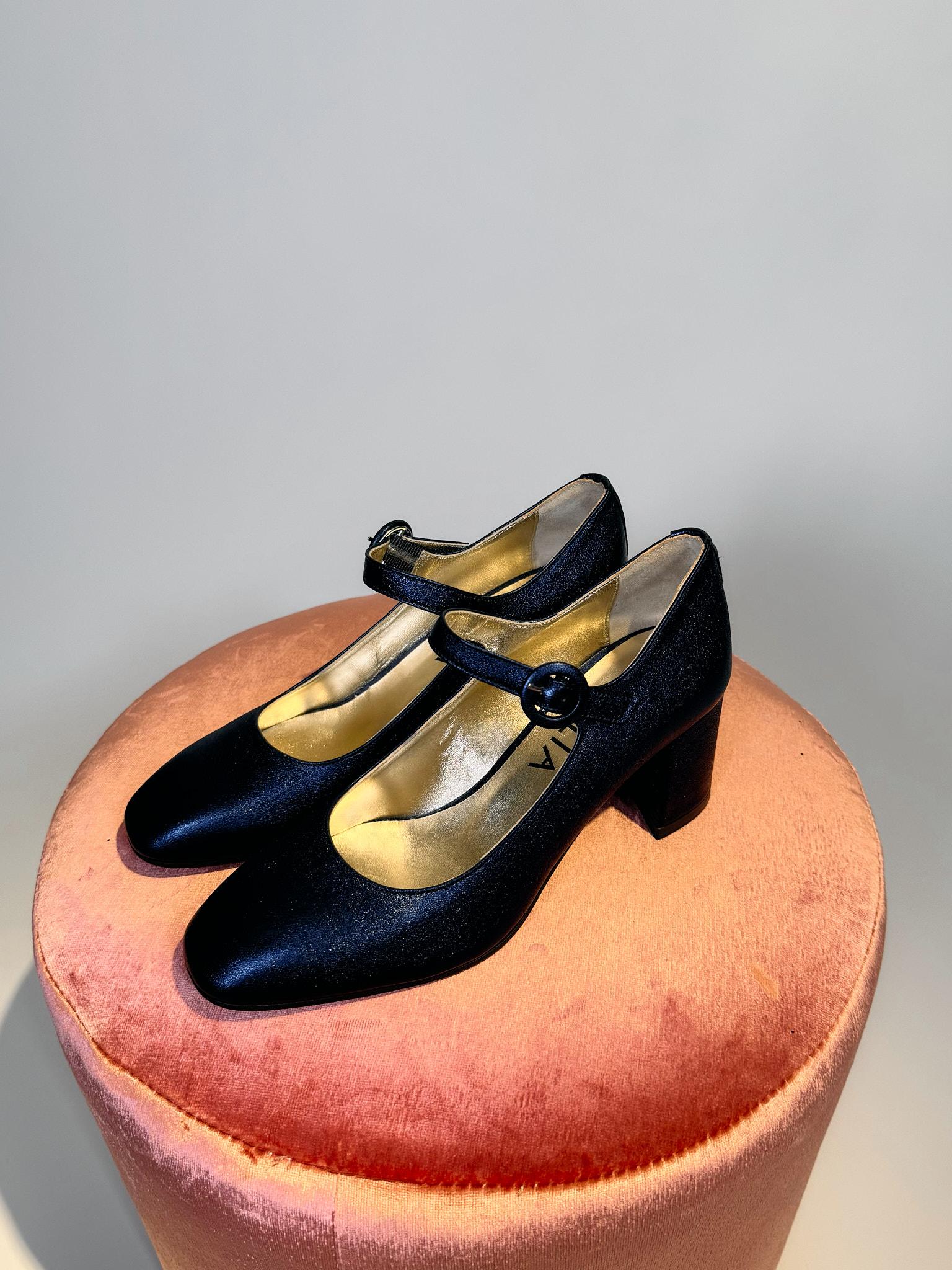 Scarpe con tacco blu E91860ABISS ALTA BLU KALIA