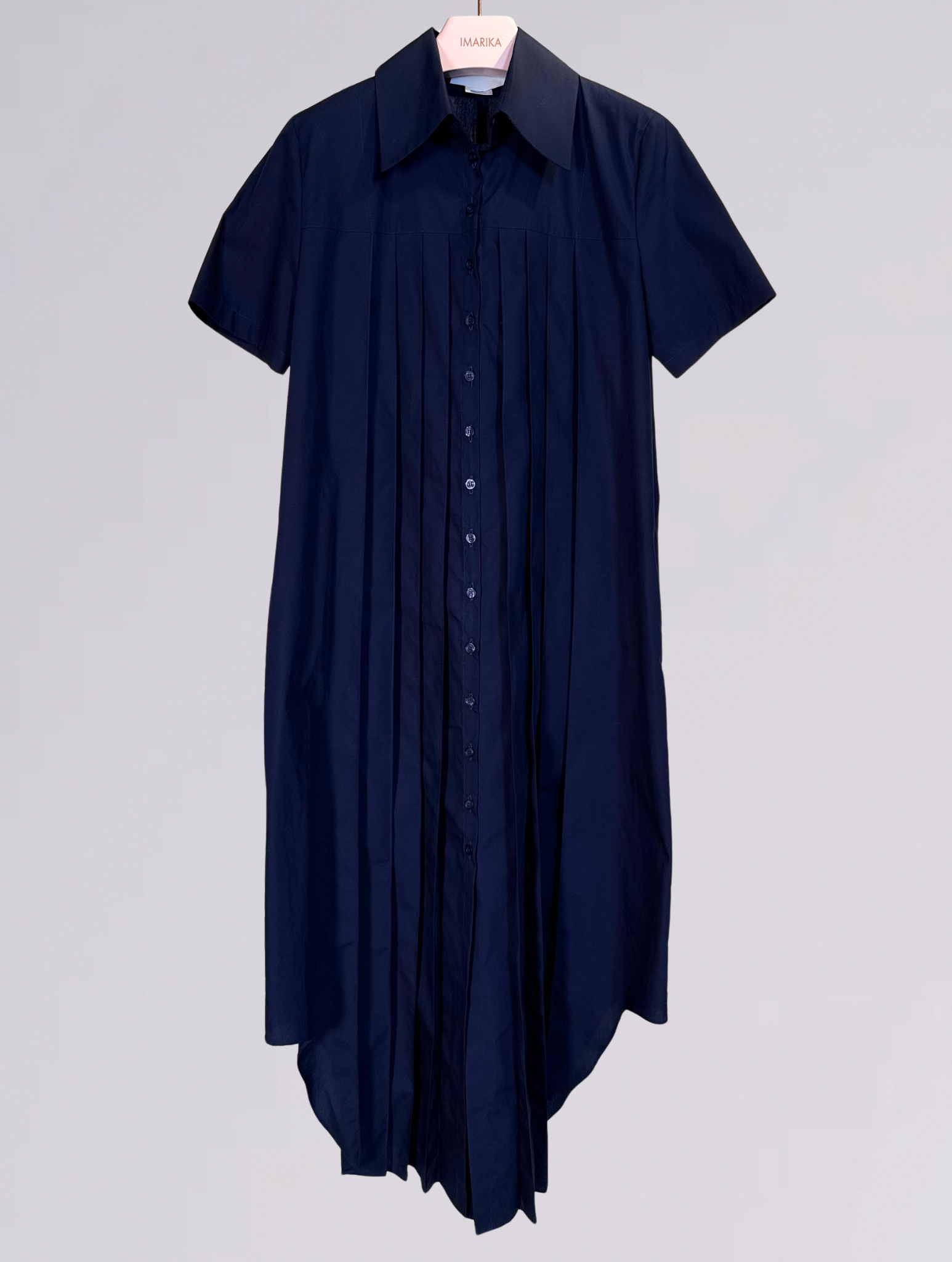 Abito camicia blu