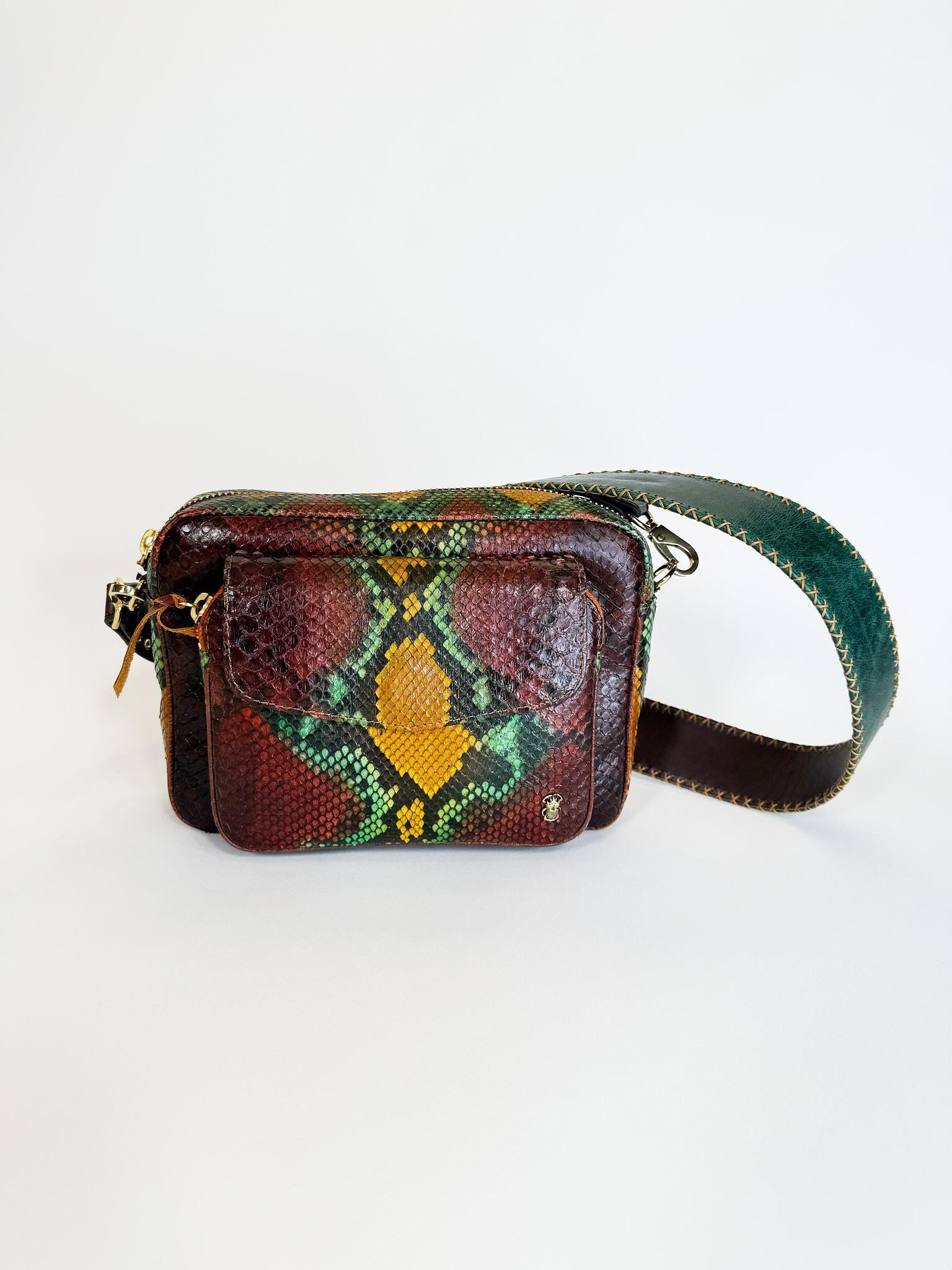 Borsa in pitone BIG CHARLYOASIS MULTI CLARIS VIROT