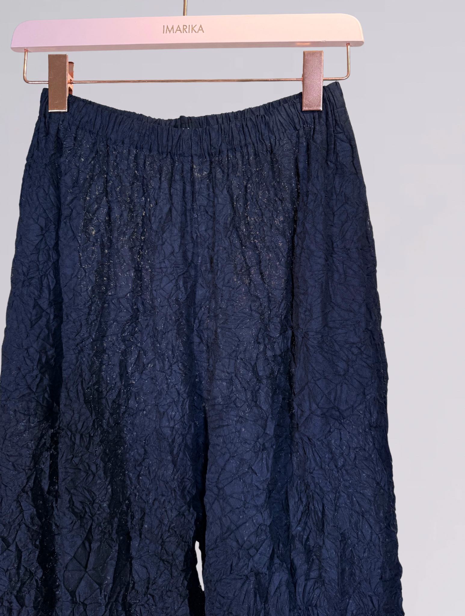 PANTALONI EFFETTO STROPICCIATO