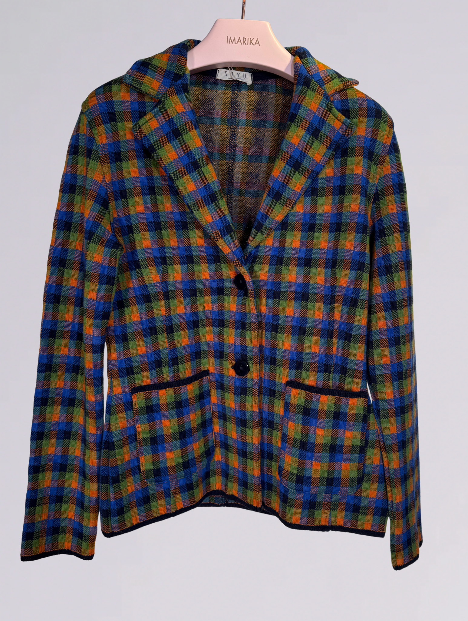 Blazer in maglia K AYANTE 314QUADRI MULTI siyu