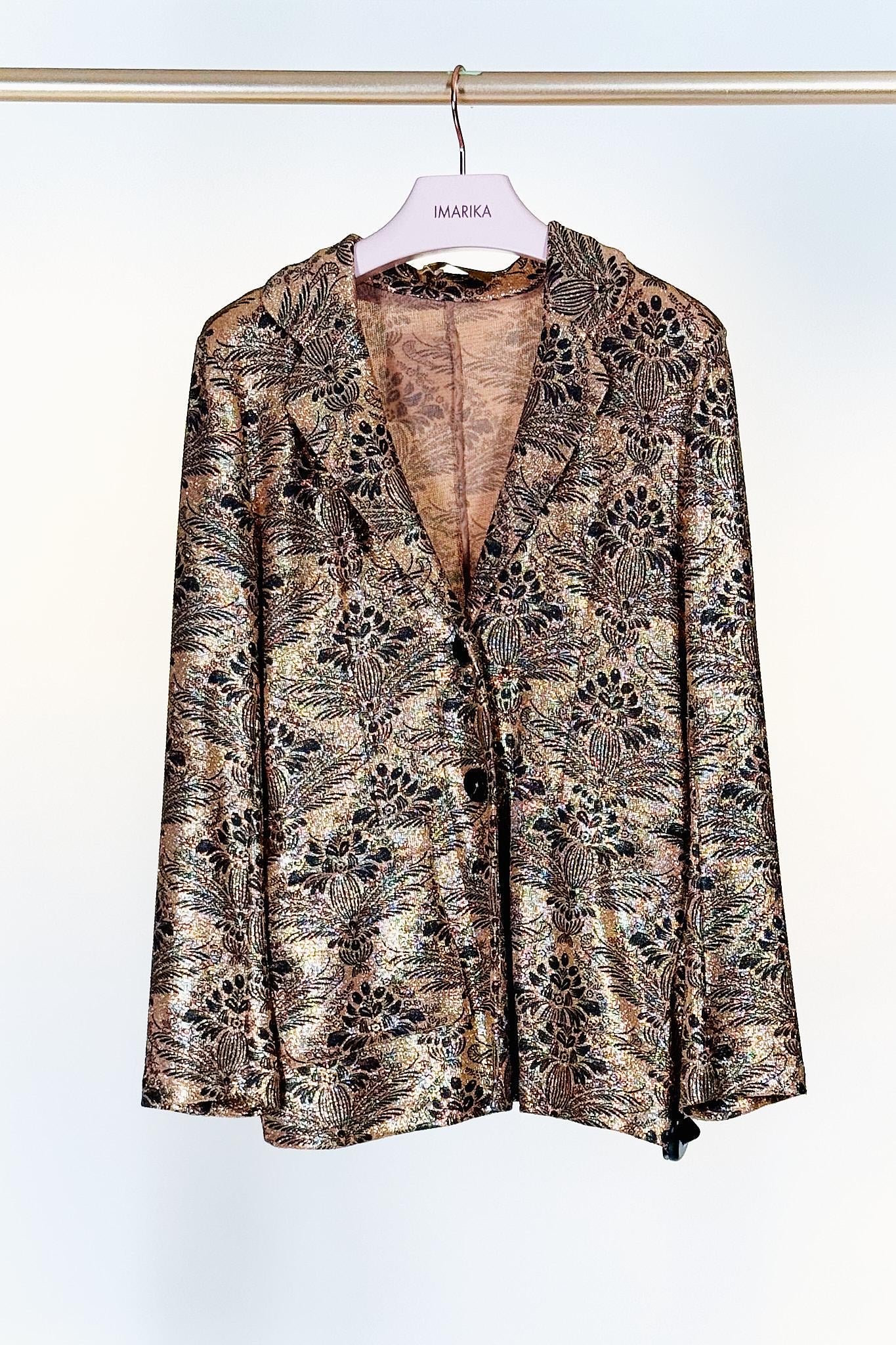 Giacca lurex BOECIO 347ORO 03 siyu