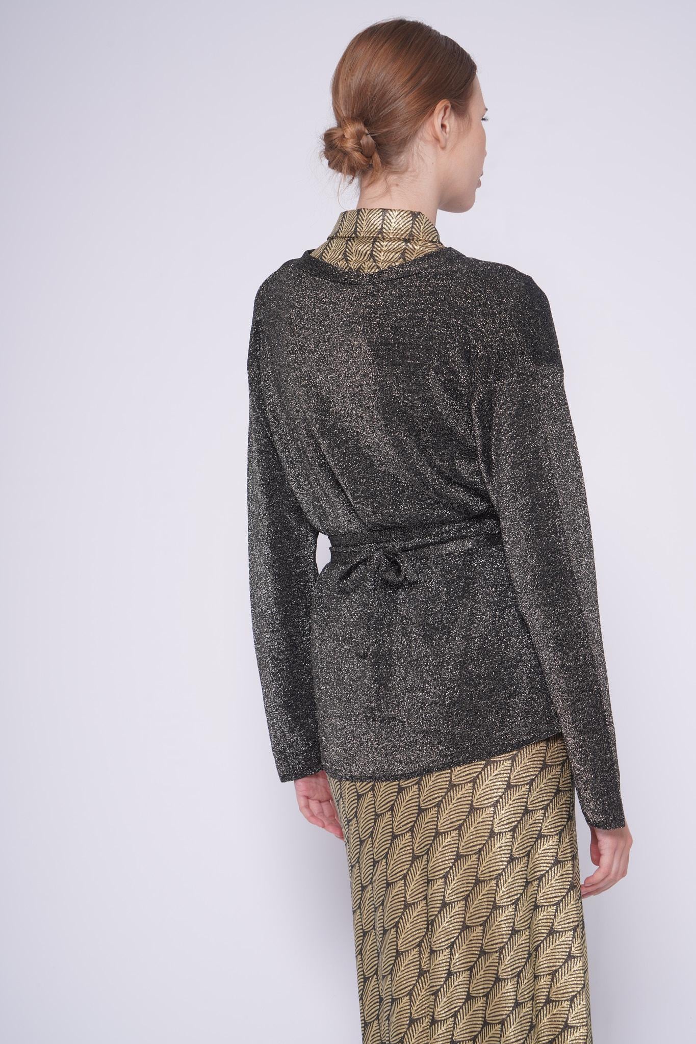 Cardigan lurex KLUJO 1324BLU siyu