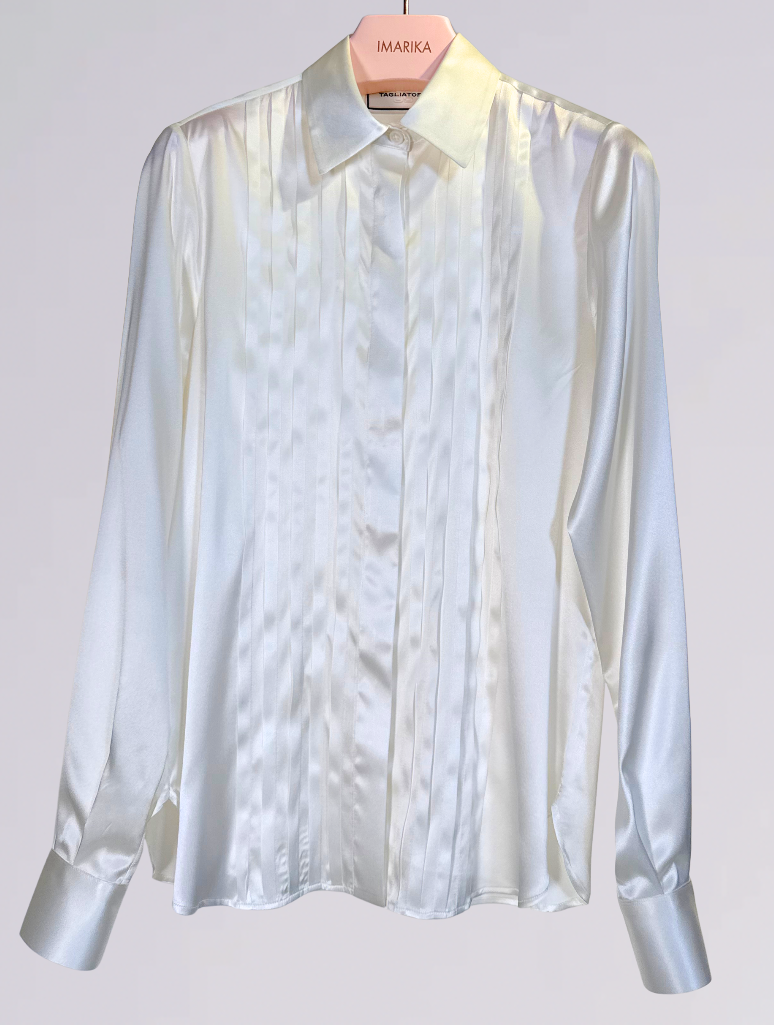 Camcia con plastron bianca