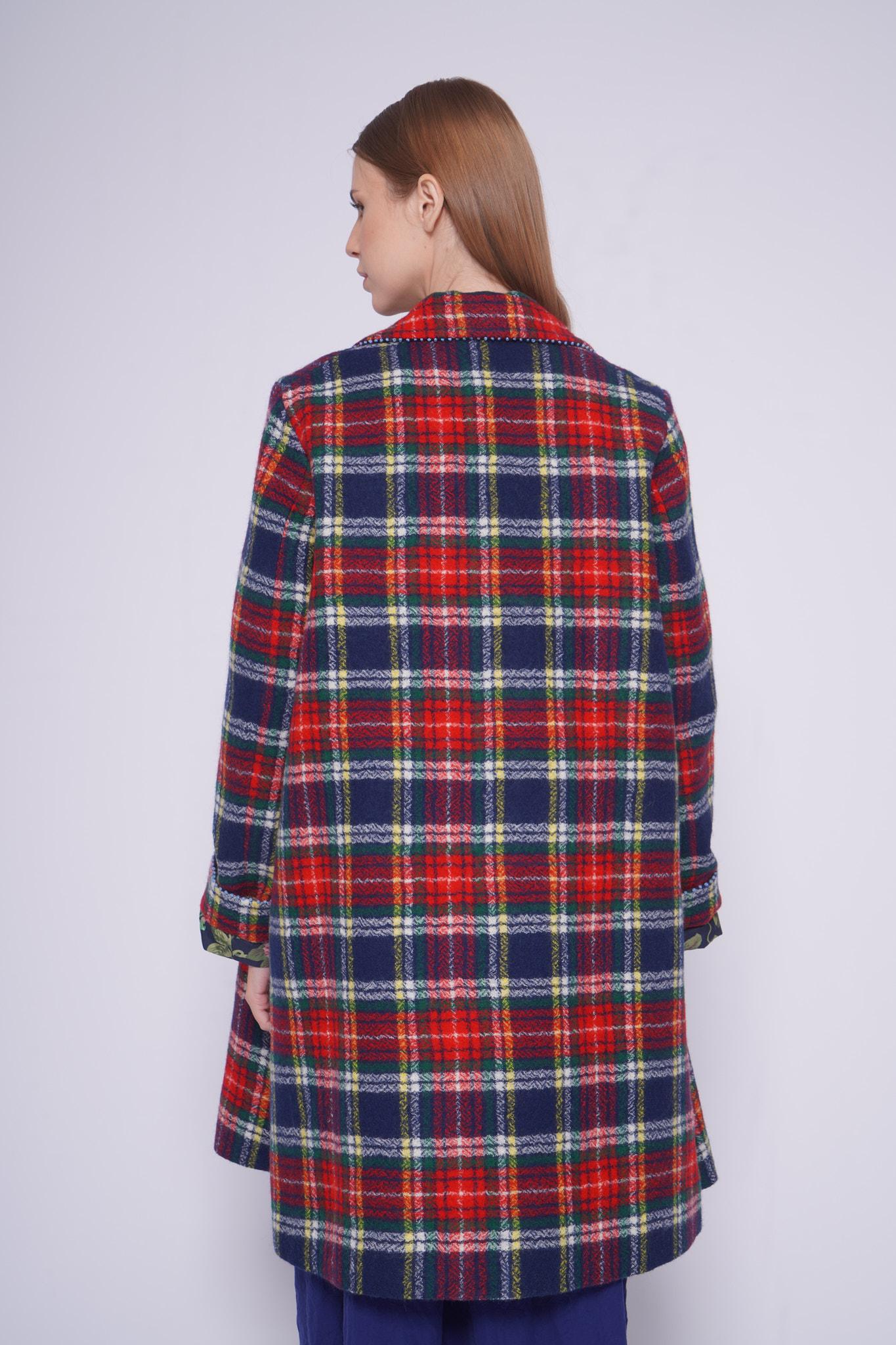 Cappotto reversibile ST WPJ BPB05WOOL WOVEN PERO