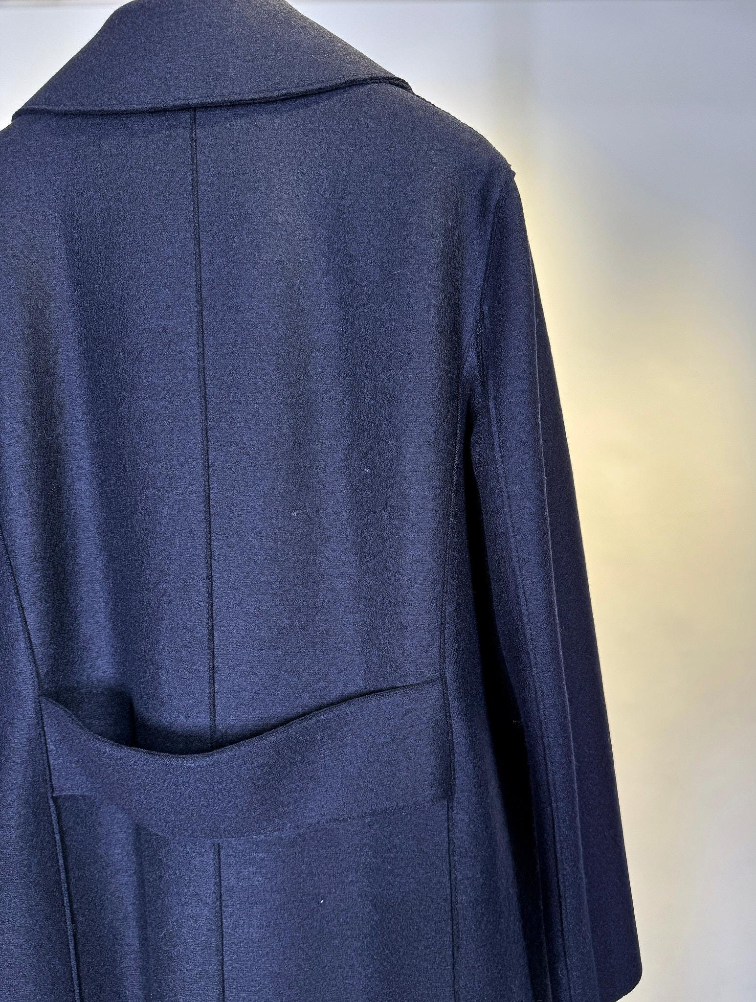 Cappotto doppiopetto AC1278BLU Harris Wharf London