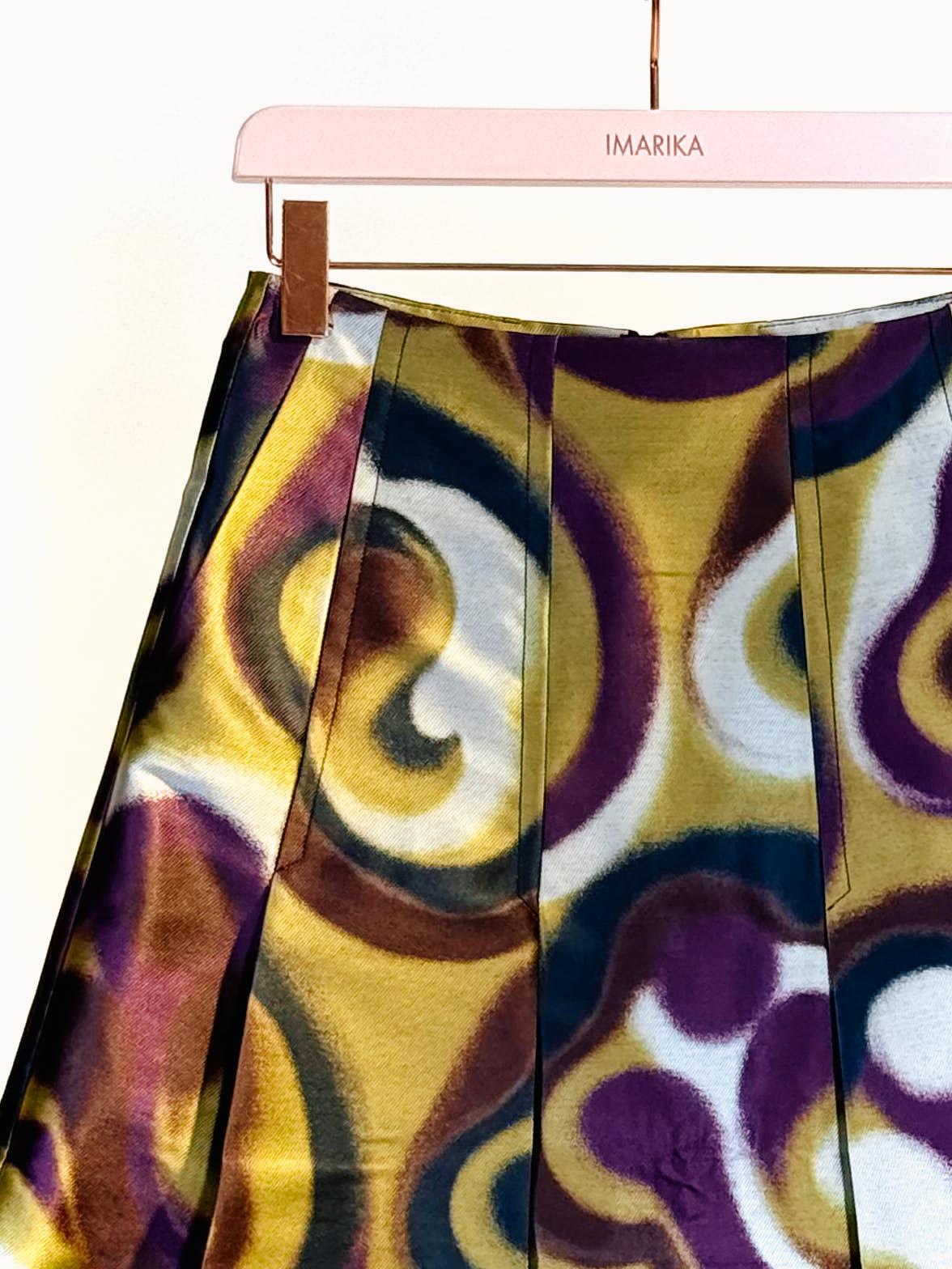 Gonna fantasia 52313VERDE MULTI ODEEH