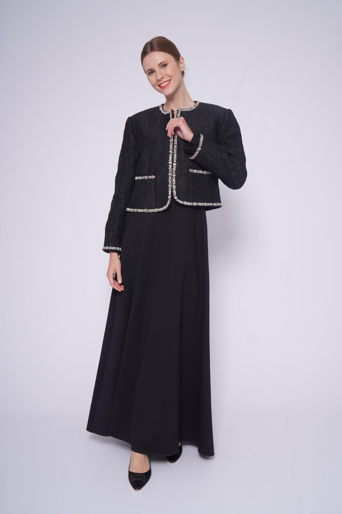 Giacca bolero LUMA 4111BNERO saloni