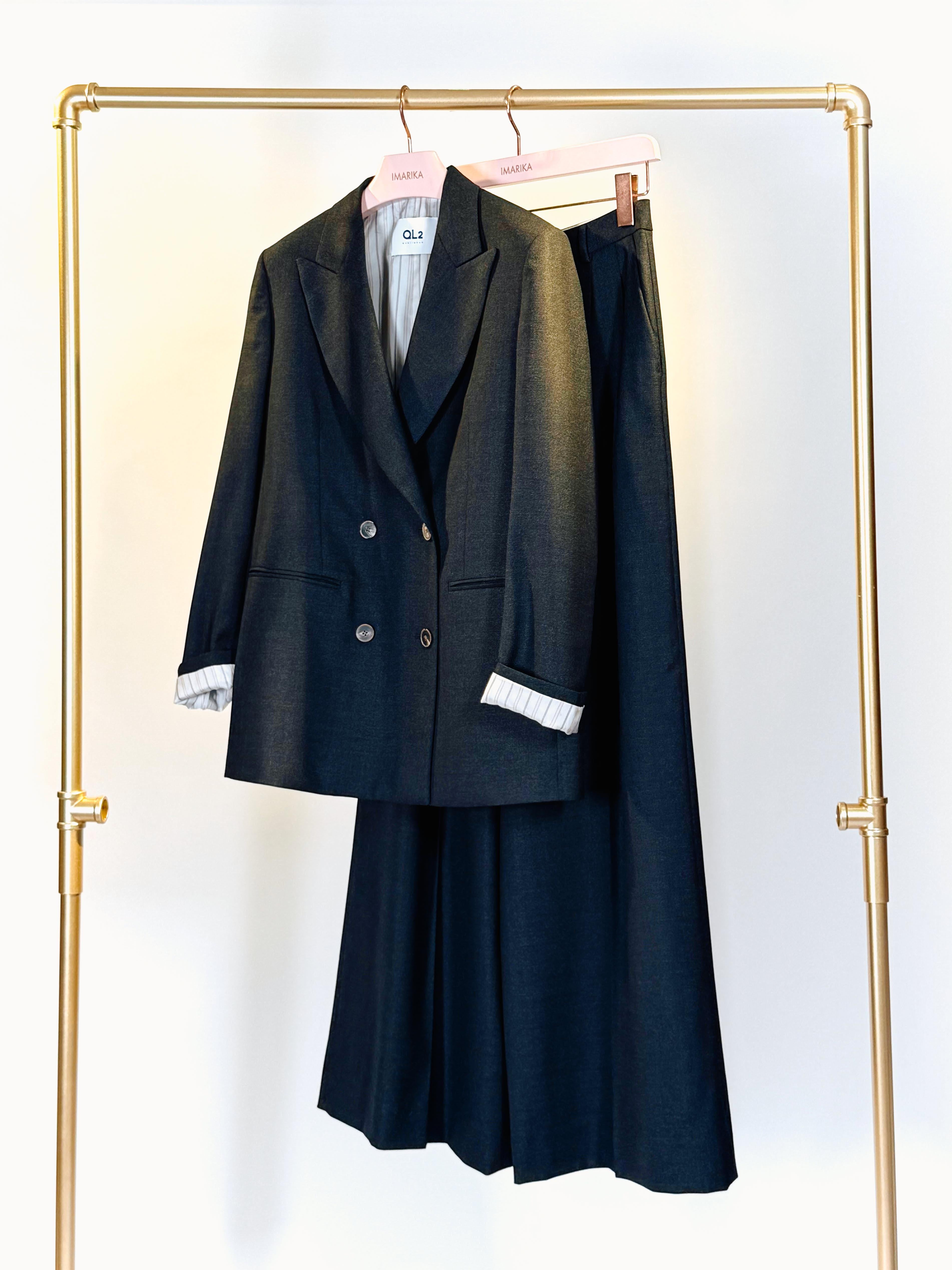 Pantalone grigio MONIQUENERO QUELLEDUE