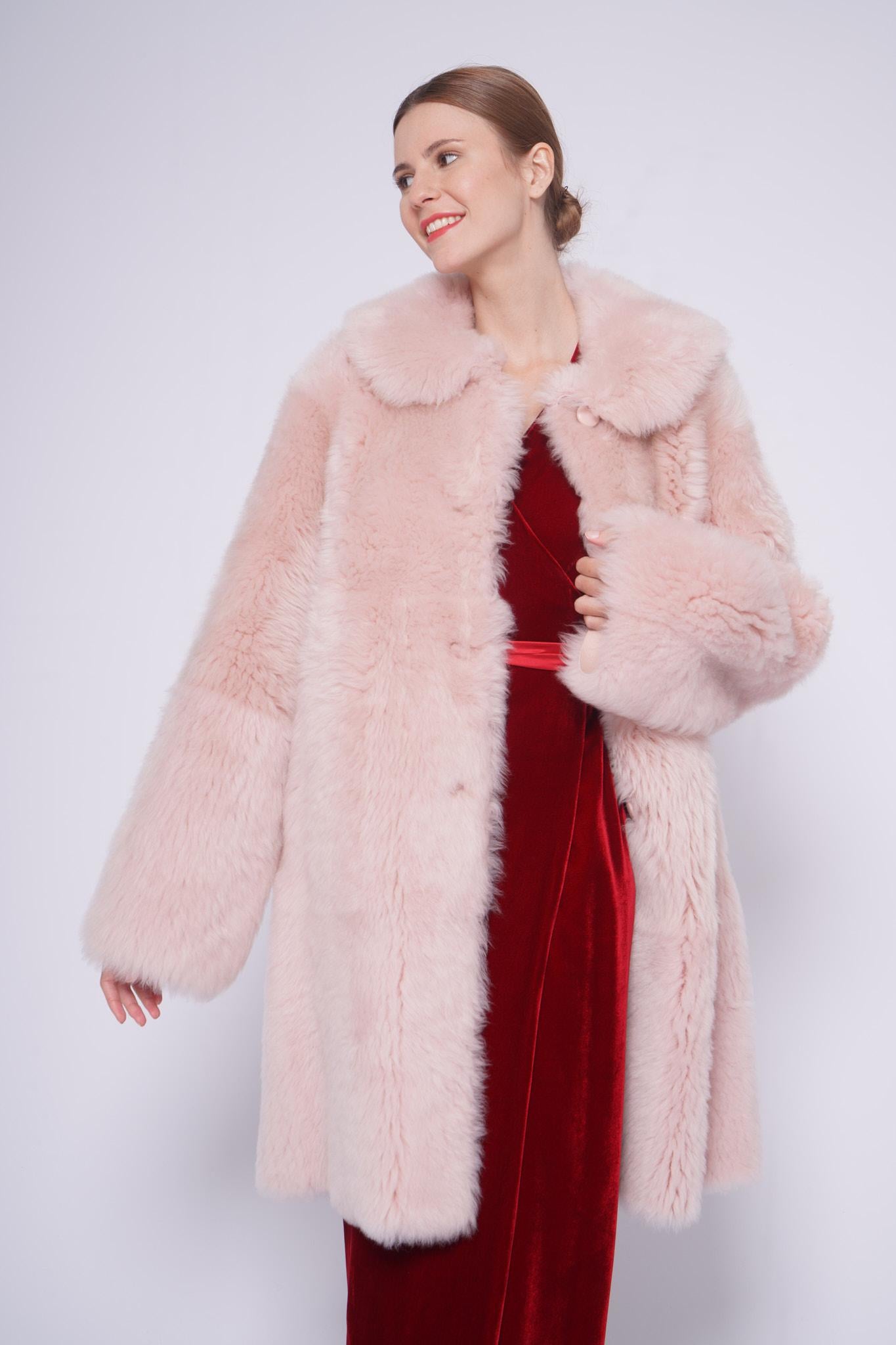 Pelliccia rosa K14740PELLICCIA ROSA DESA