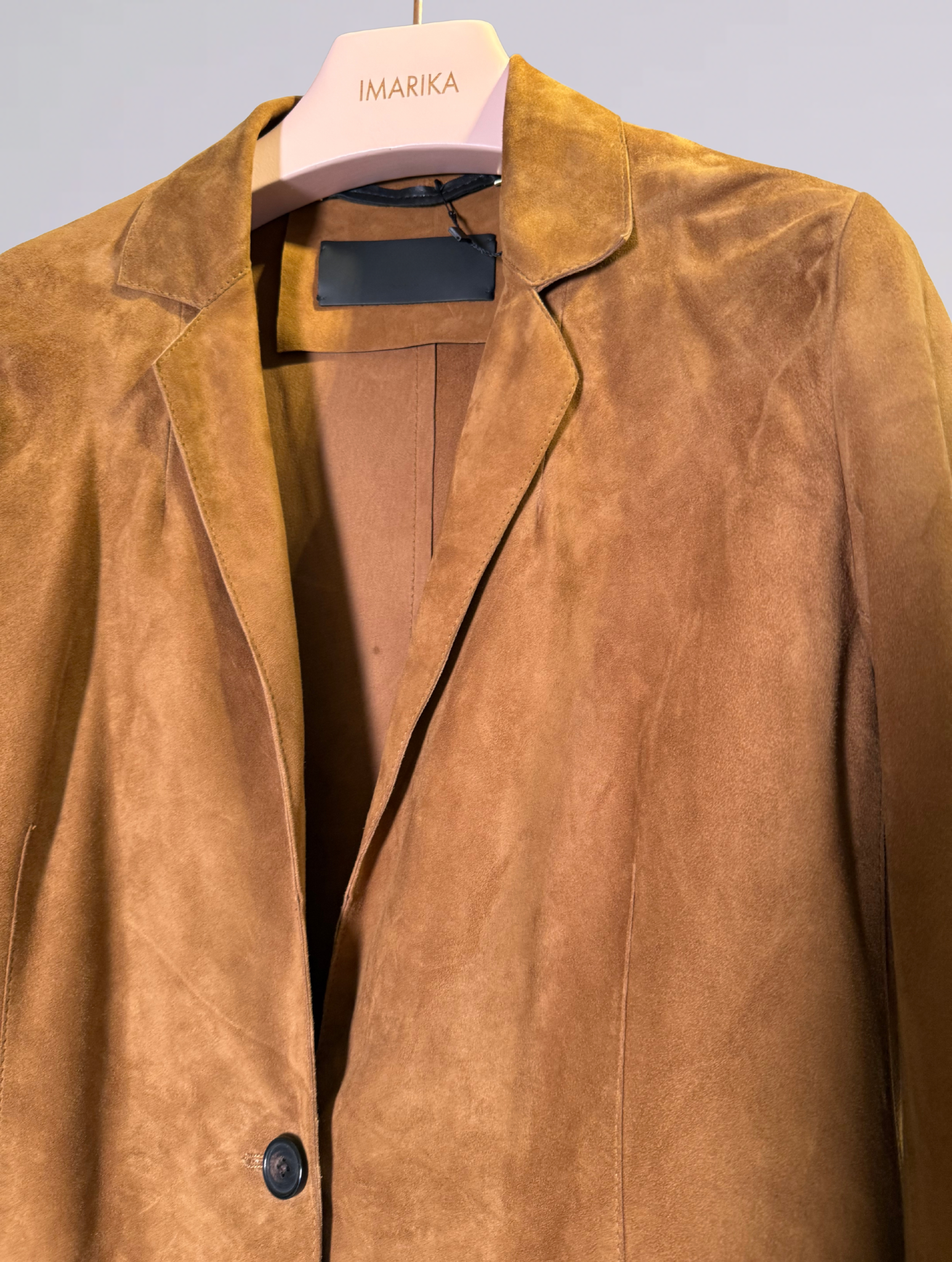 Blazer scamosciato
