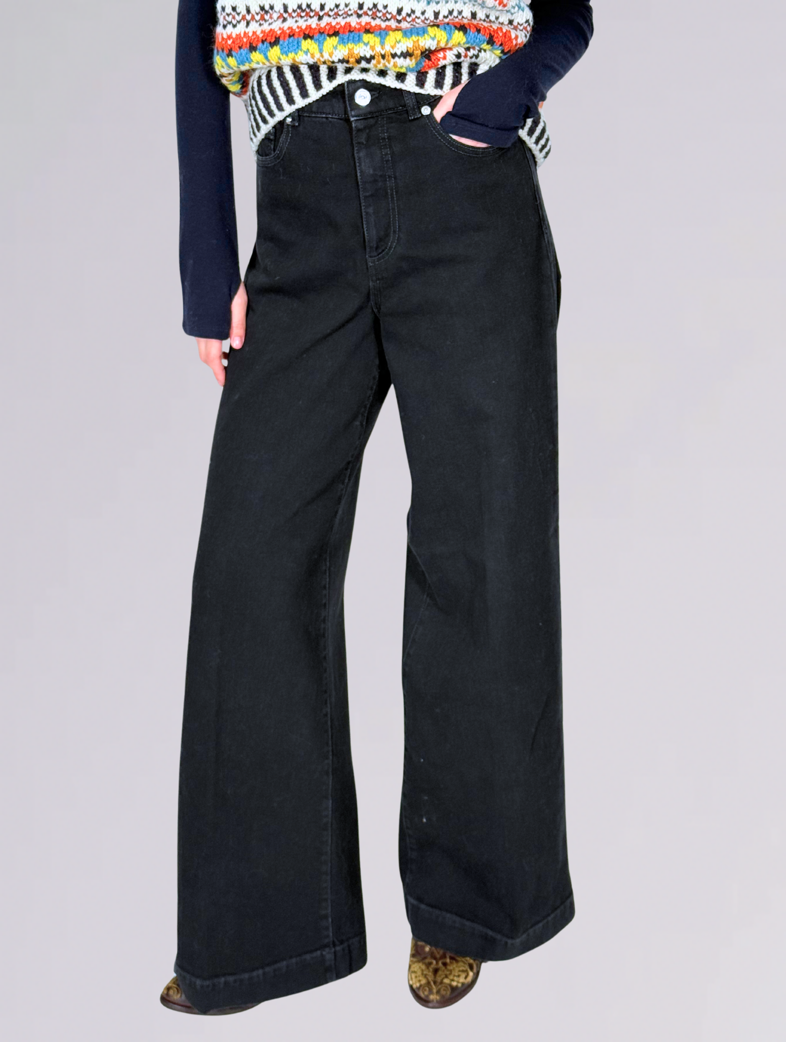 Jeans nero LUPEJEANS NERO NIne In The Morning