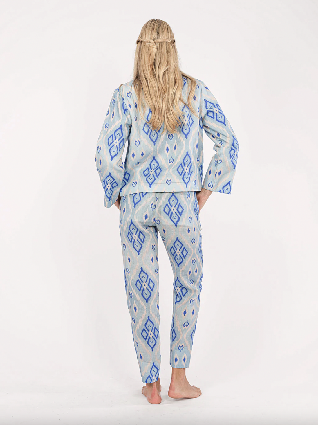 Giacca Comfrey Ikat blu