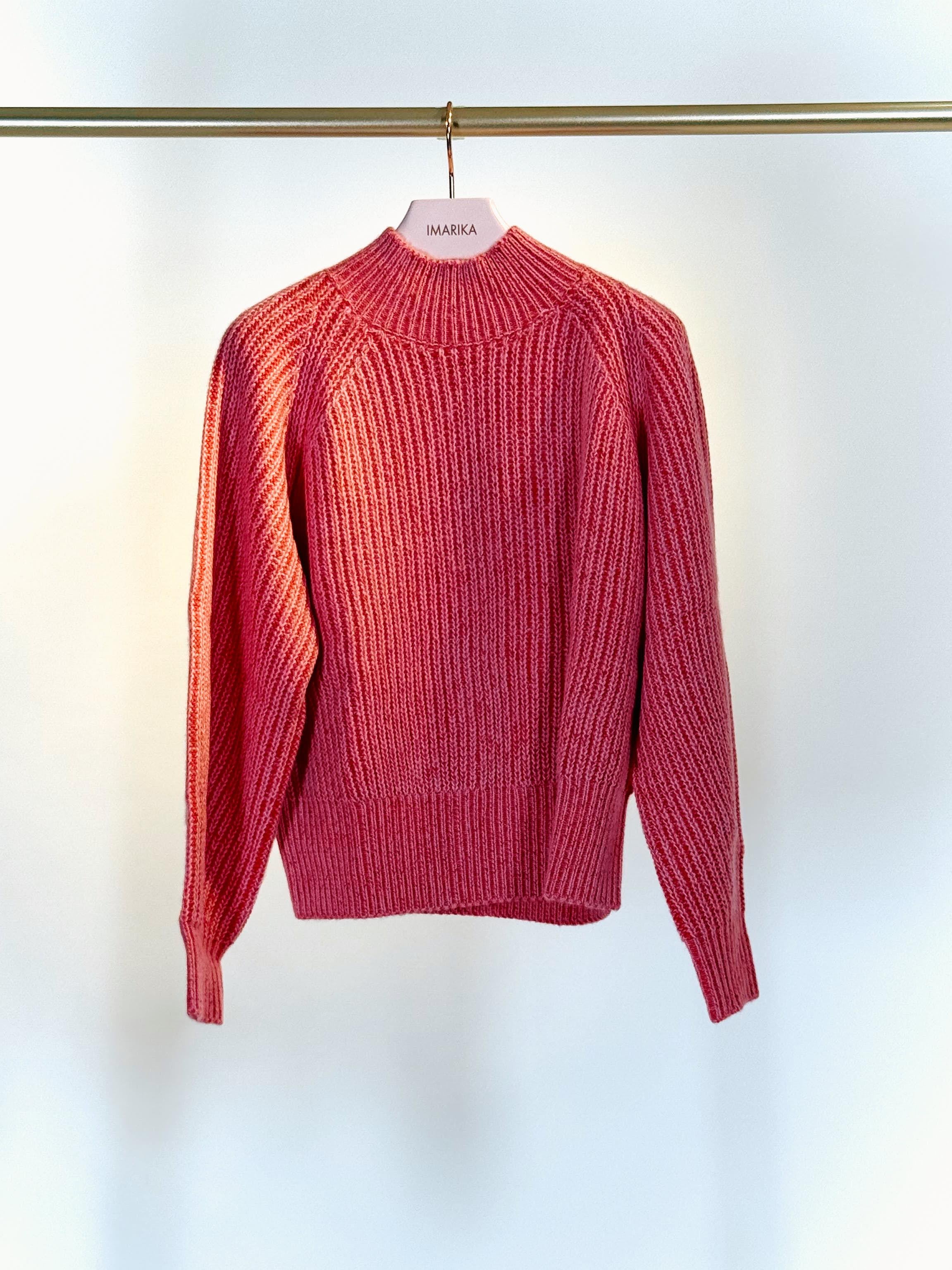 Maglione collo alto 82300ROSA ODEEH