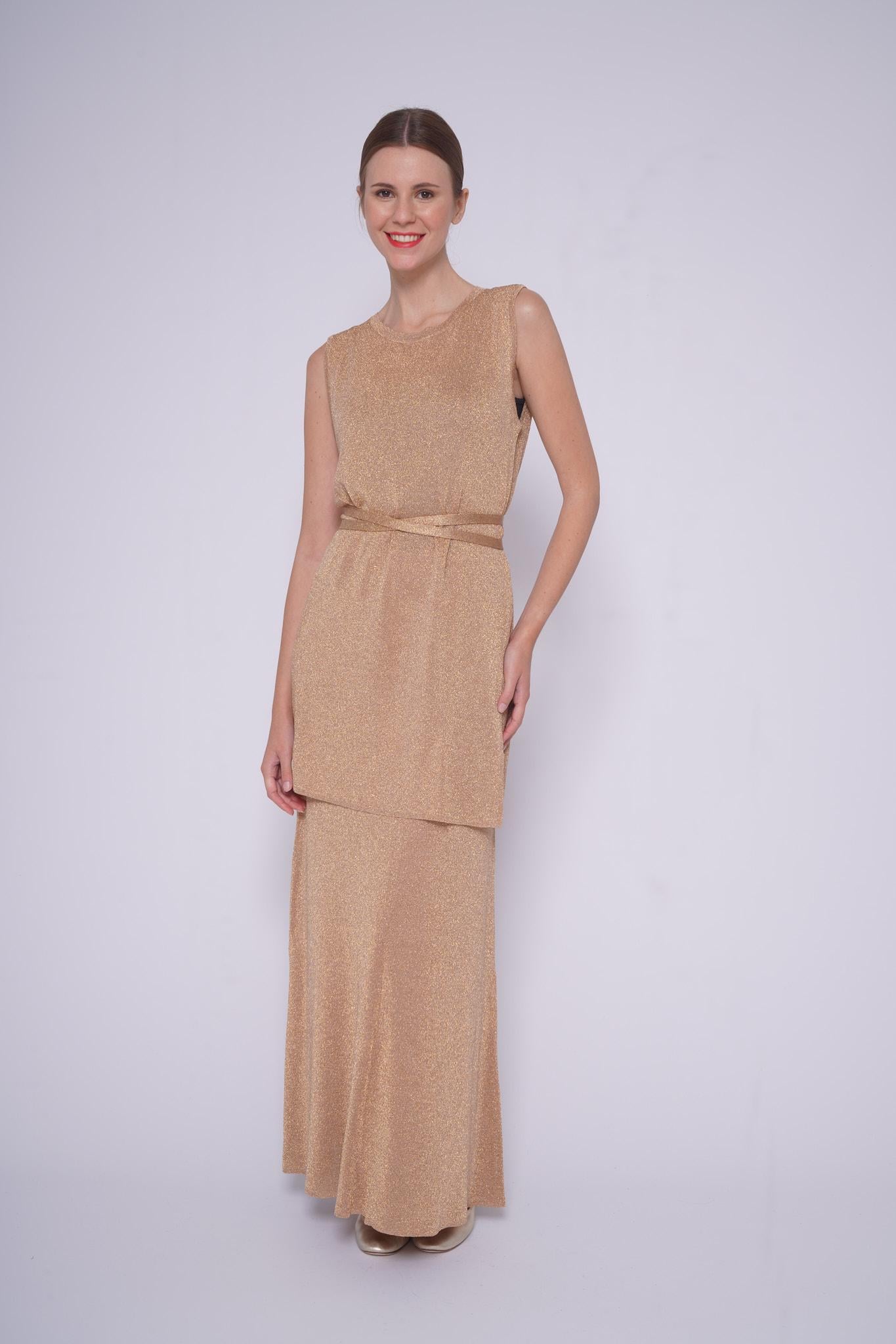 Gonna lunga in lurex K LUJO LISO 11MORO siyu