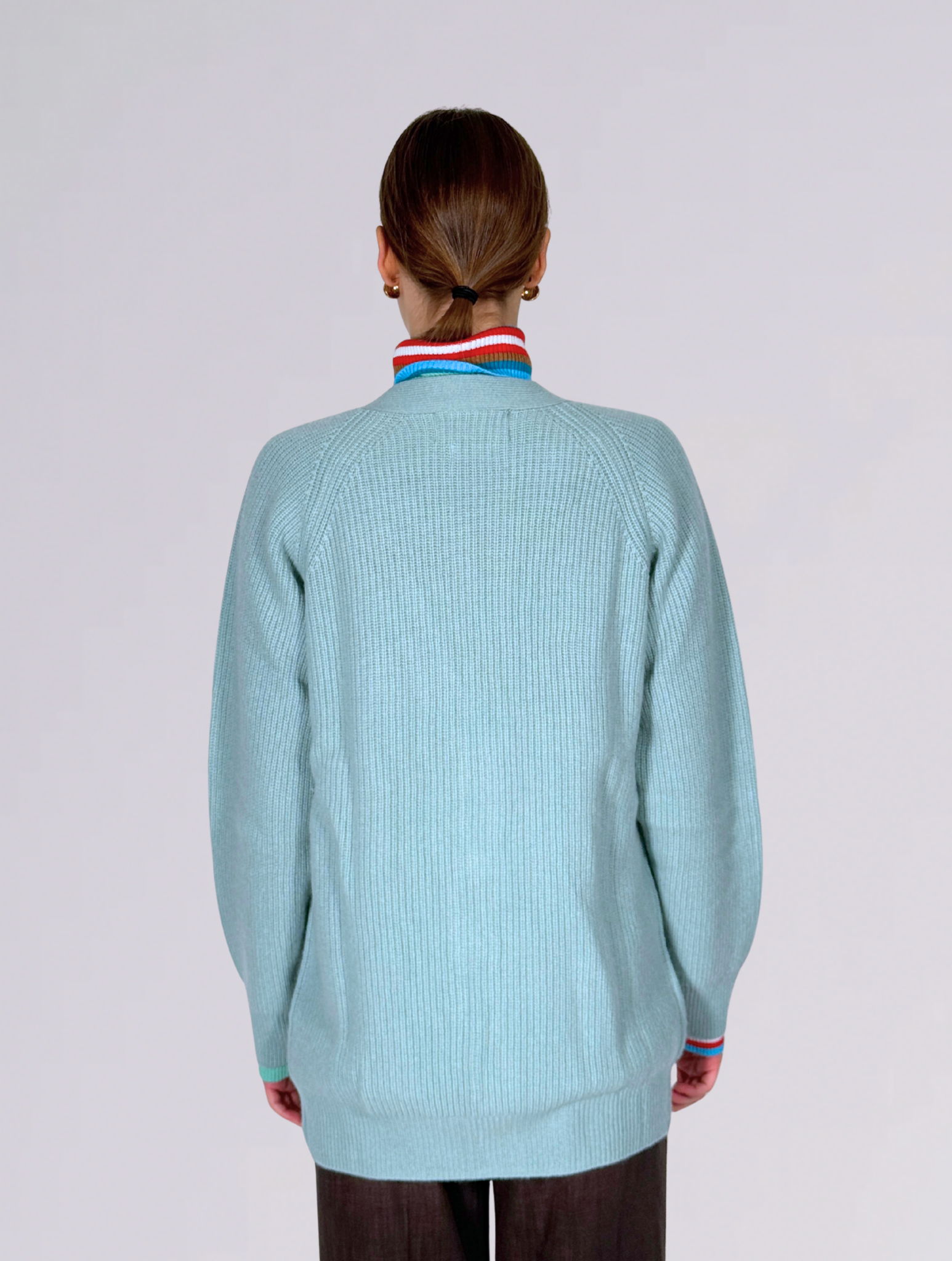 Cardigan A256-018LEAF MENTA Colorush