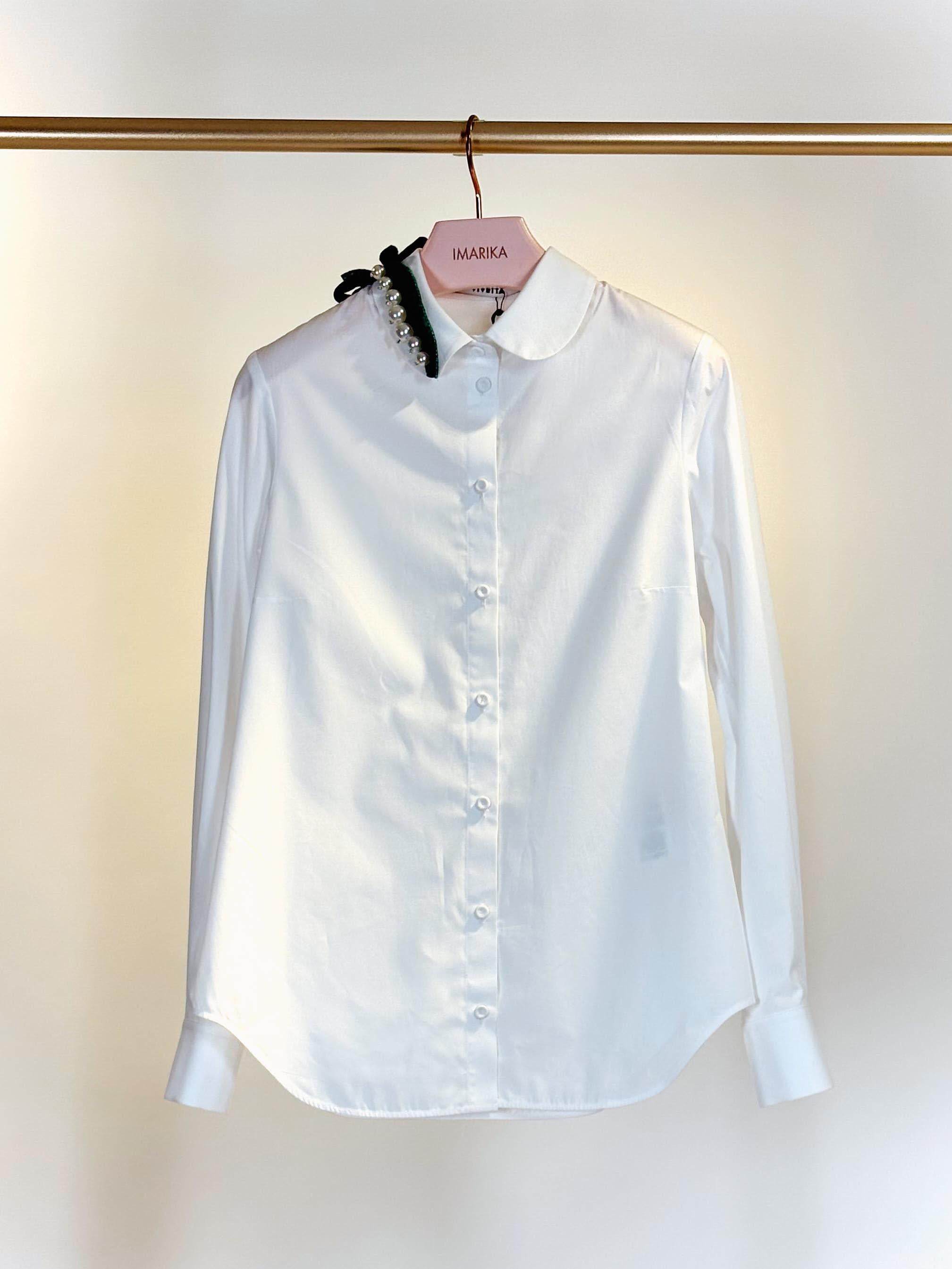Camicia con ricamo CM0110RICAMO BIANCO VIVETTA