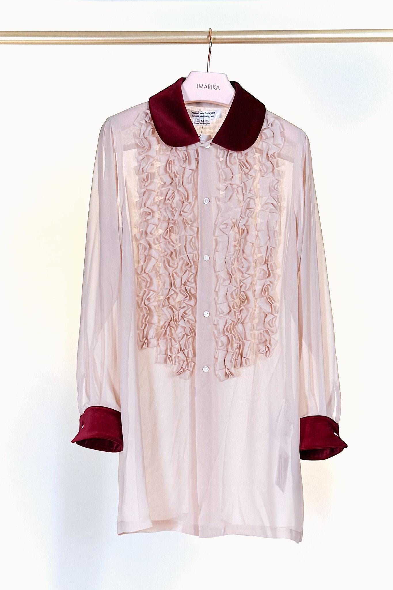 Camicia lunga RP-B007ROUCHES BEIGE Comme des Garcons