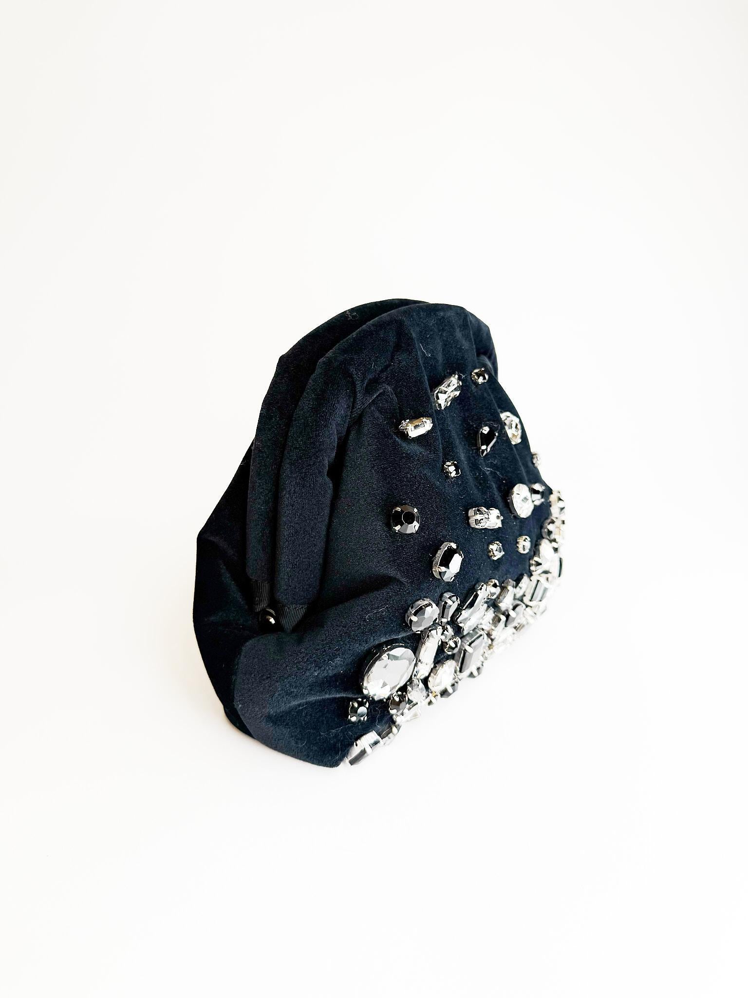 Clutch pepita PEPITASTRASS NERO MARIA La rosa