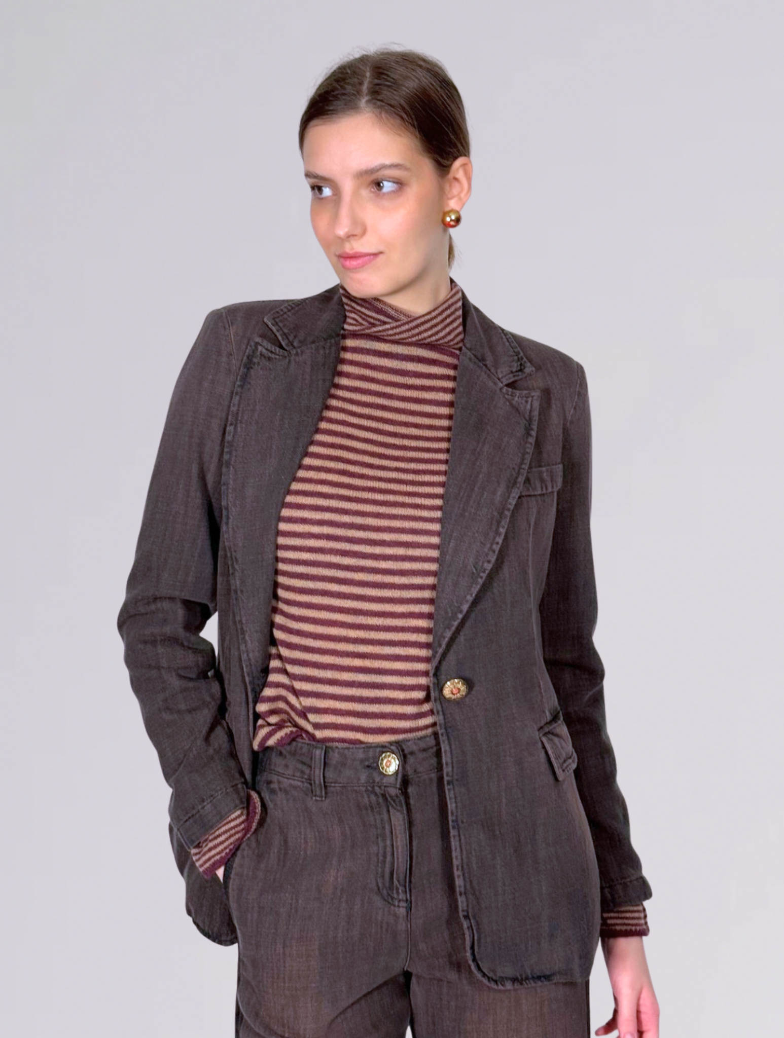 Blazer di jeans JAPANMARRONE shaft