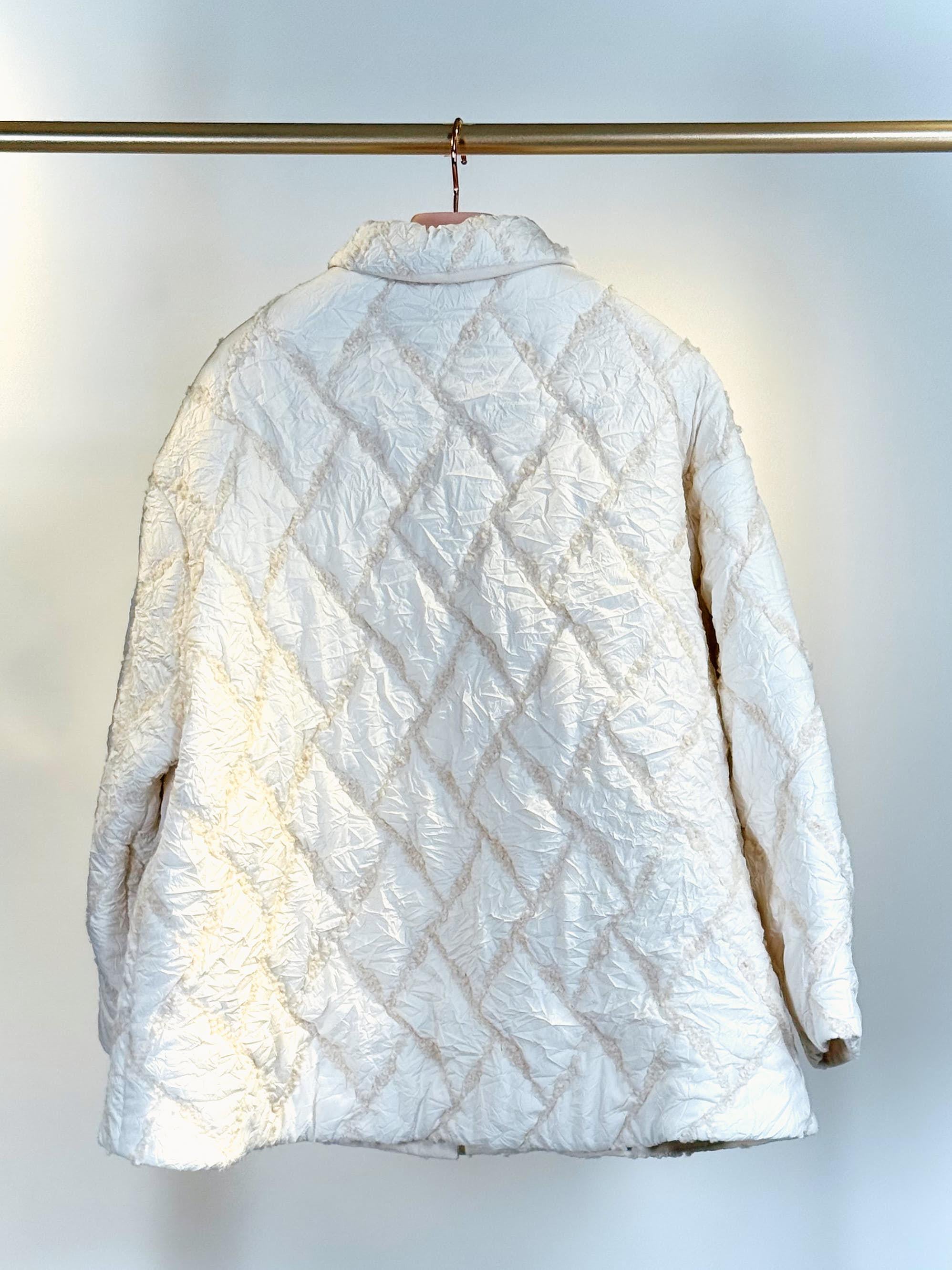 Piumino bianco DEVA 25188PANNA FRIDA ZAZOU