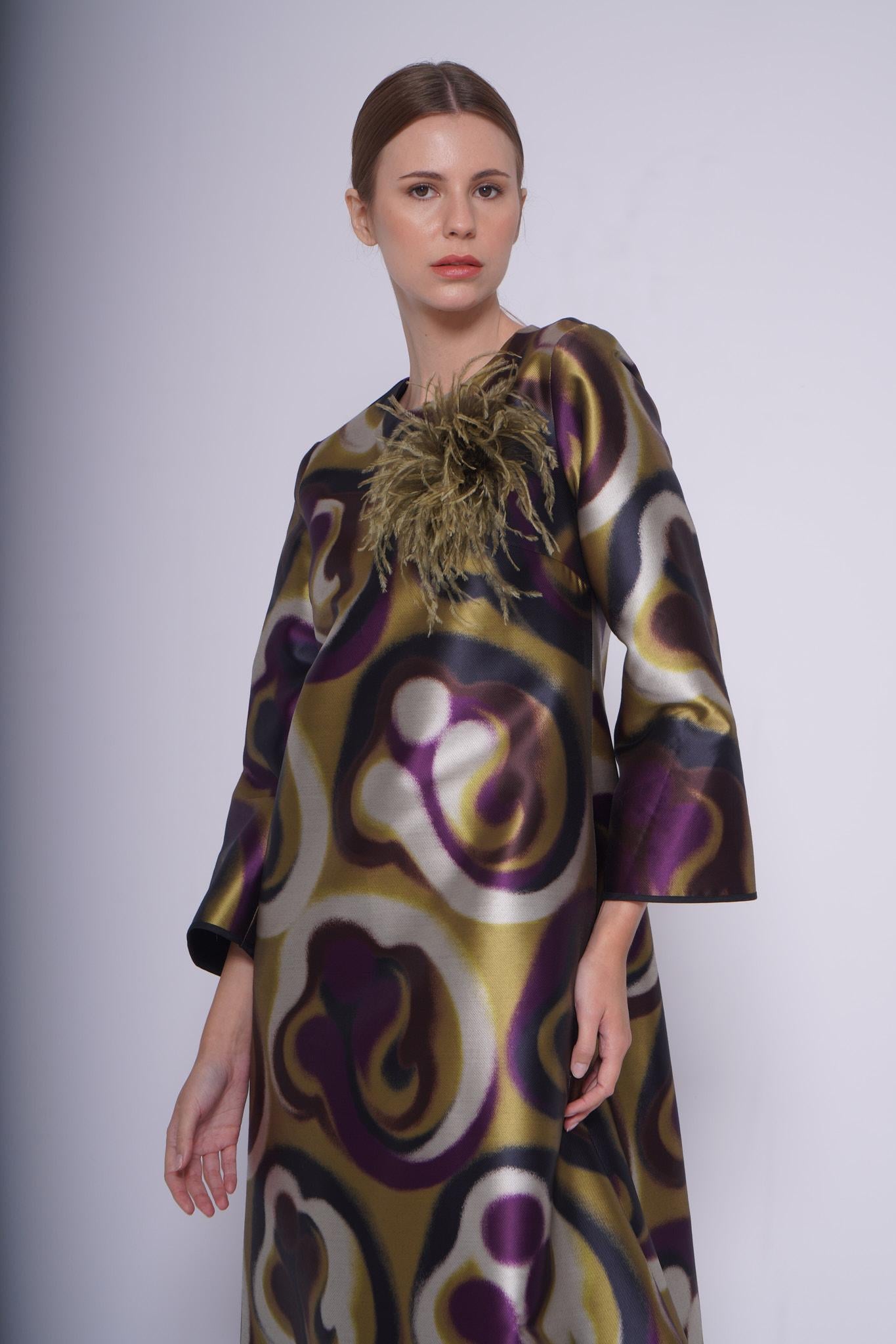 Abito elegante 32162LUNGO MULTI ODEEH