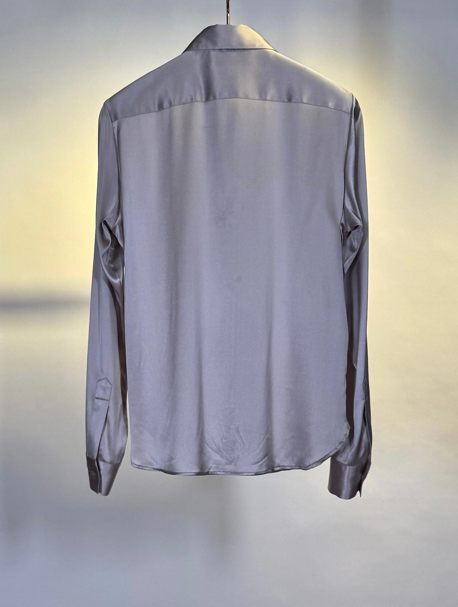 Camicia di seta ANDRASETA CHAMPAGNE Tagliatore