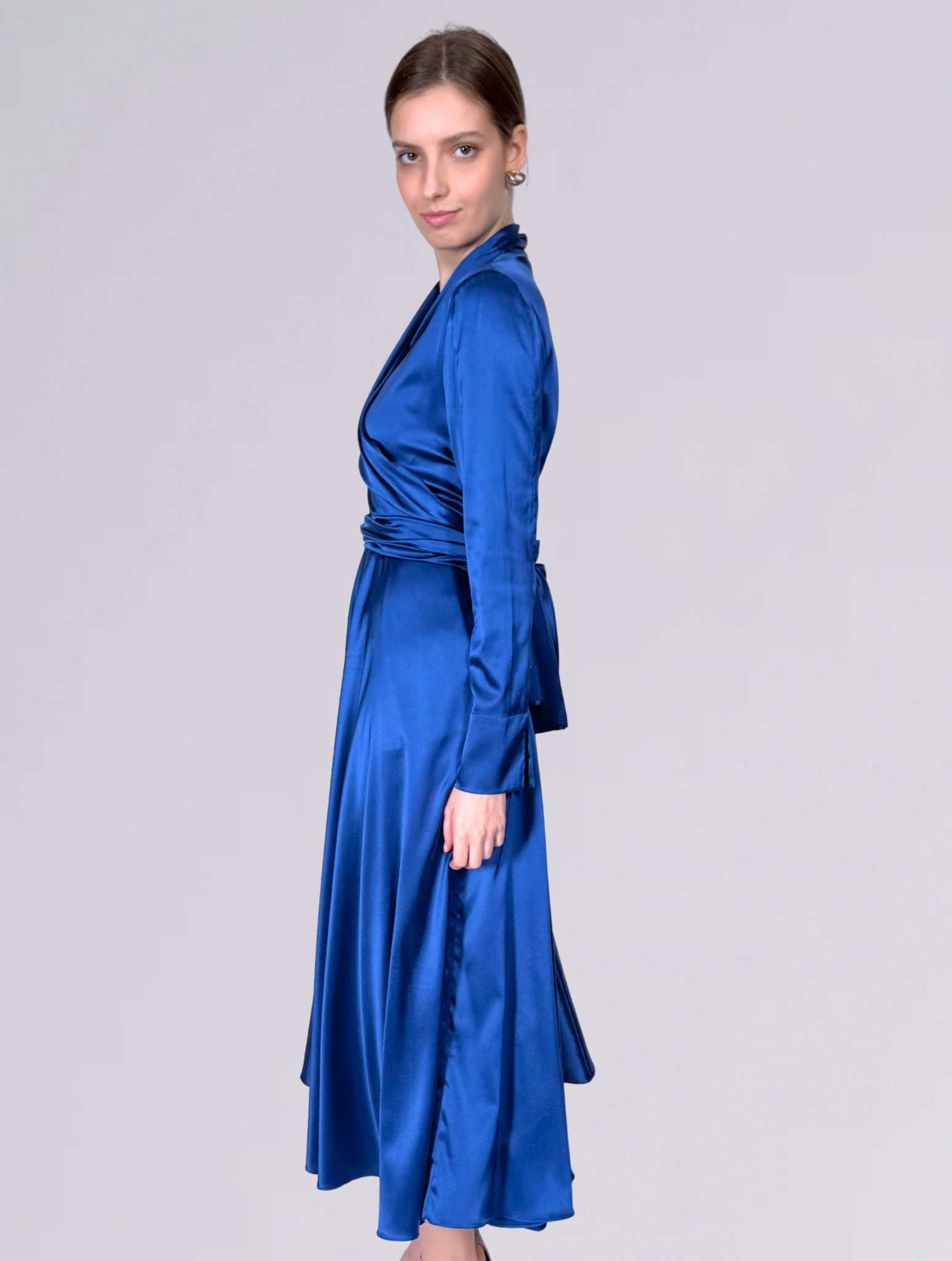 Abito a ruota AB607726BLU Sartoria 74