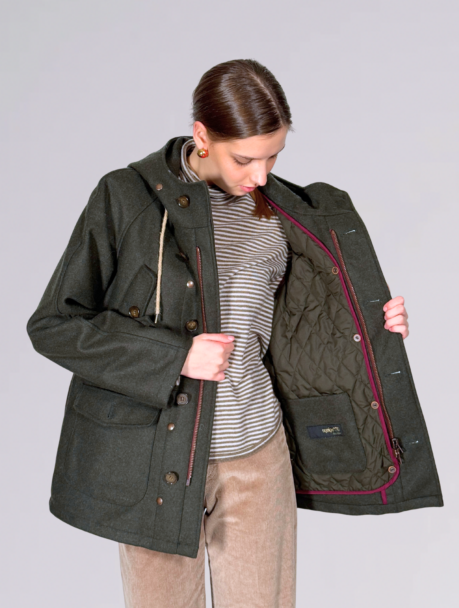 Eskimo RAGLAN DONNA0250VERDE Equipe 70