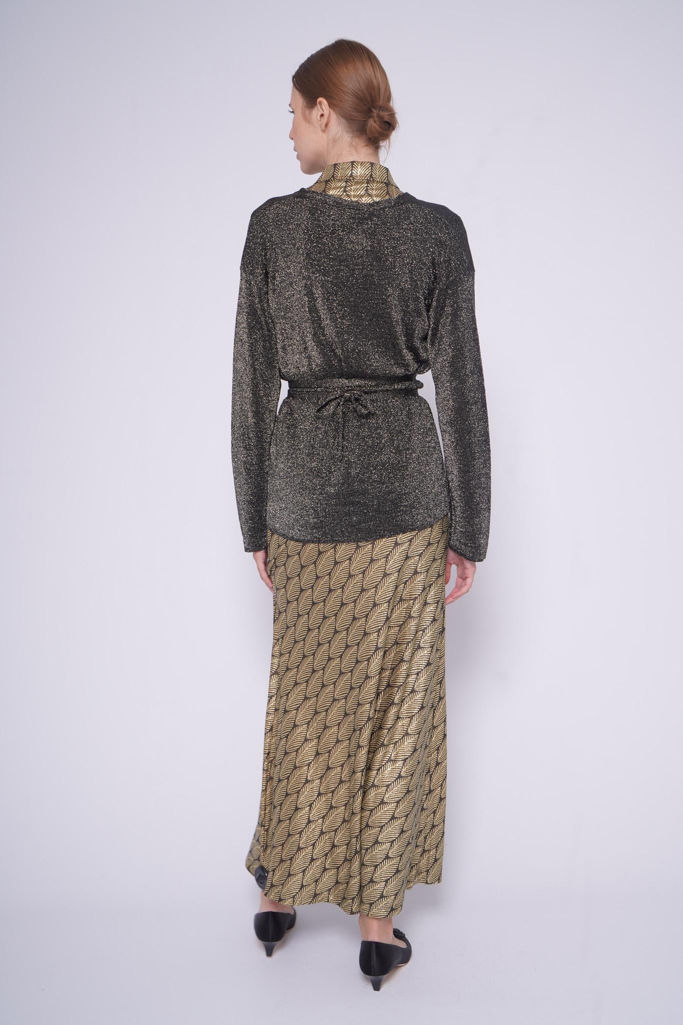 Gonna lurex POE LUREX 11GRIGIO ORO siyu