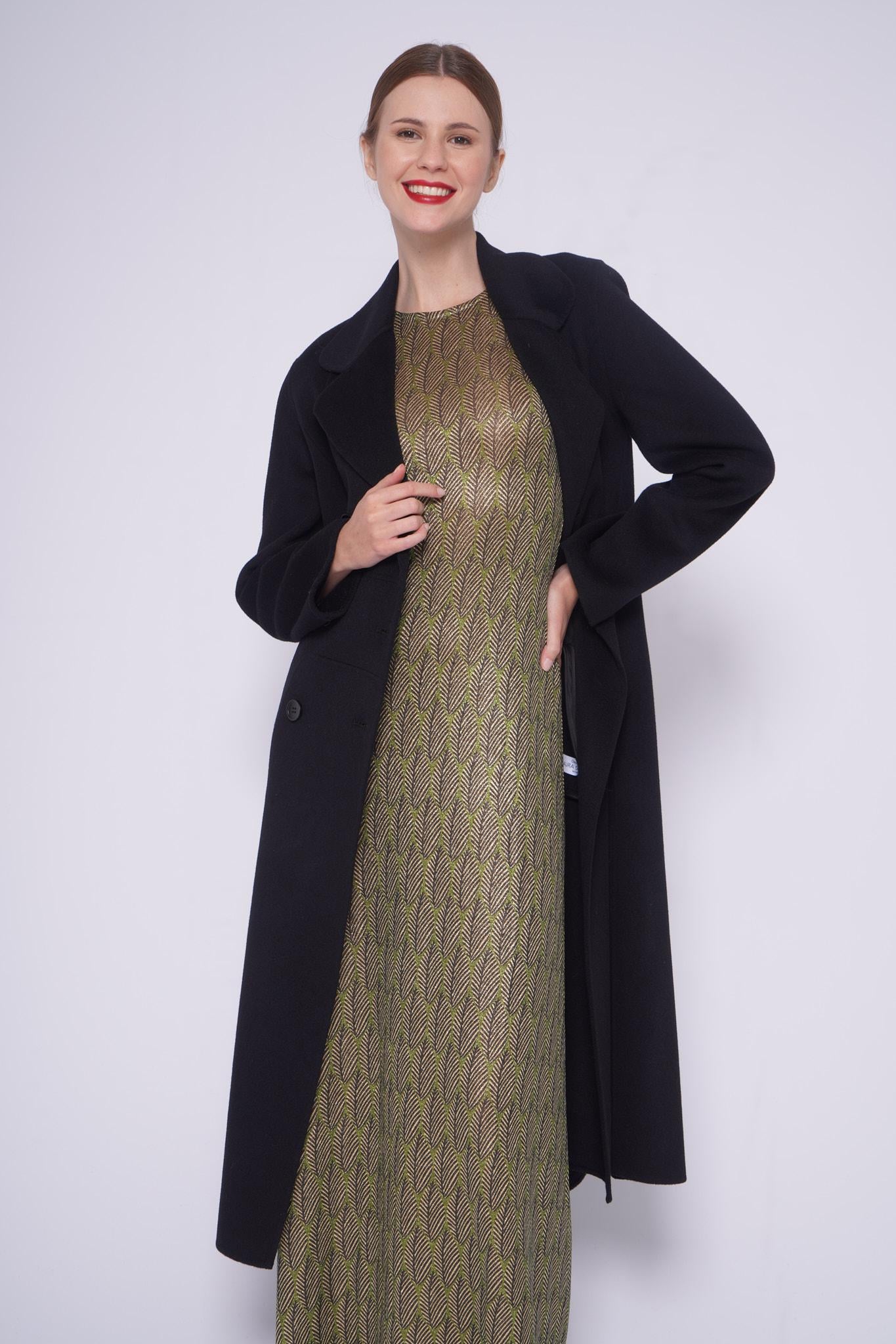 Cappotto Doppiopetto OC-501DREDINGOTE NERO ONE CUT