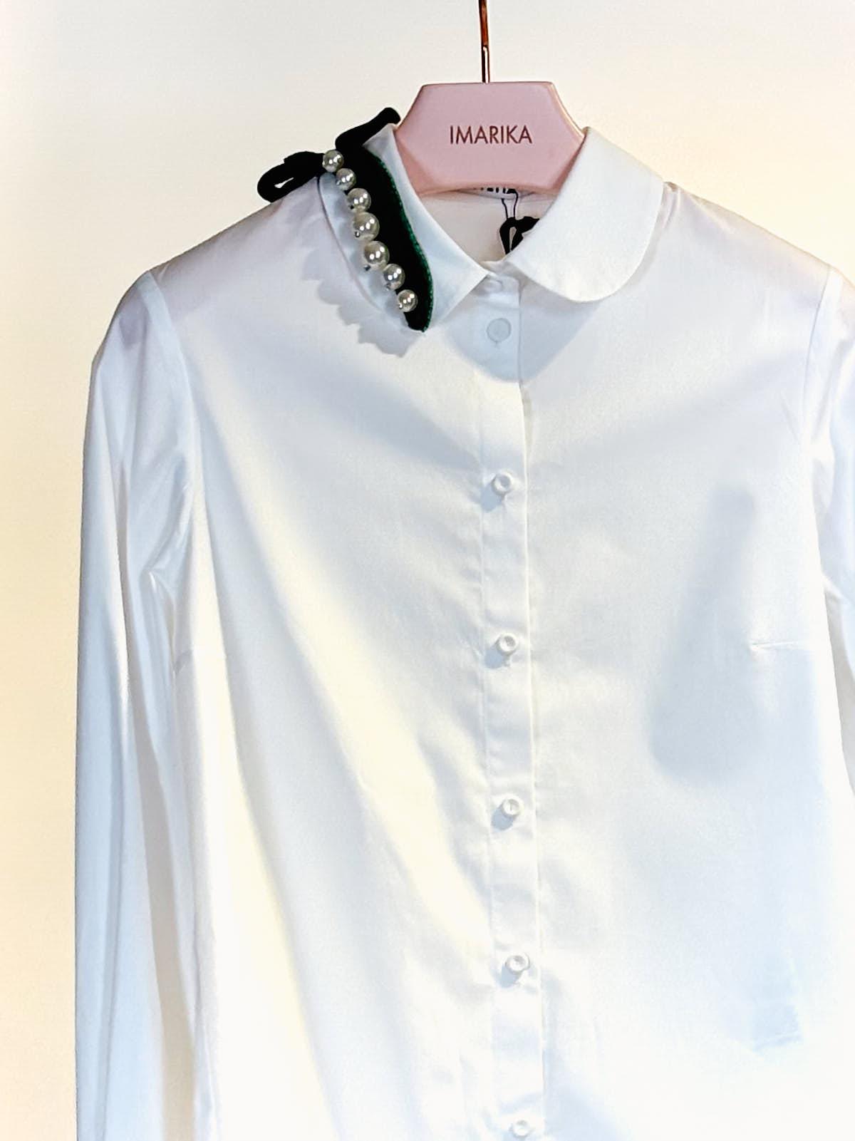 Camicia con ricamo CM0110RICAMO BIANCO VIVETTA