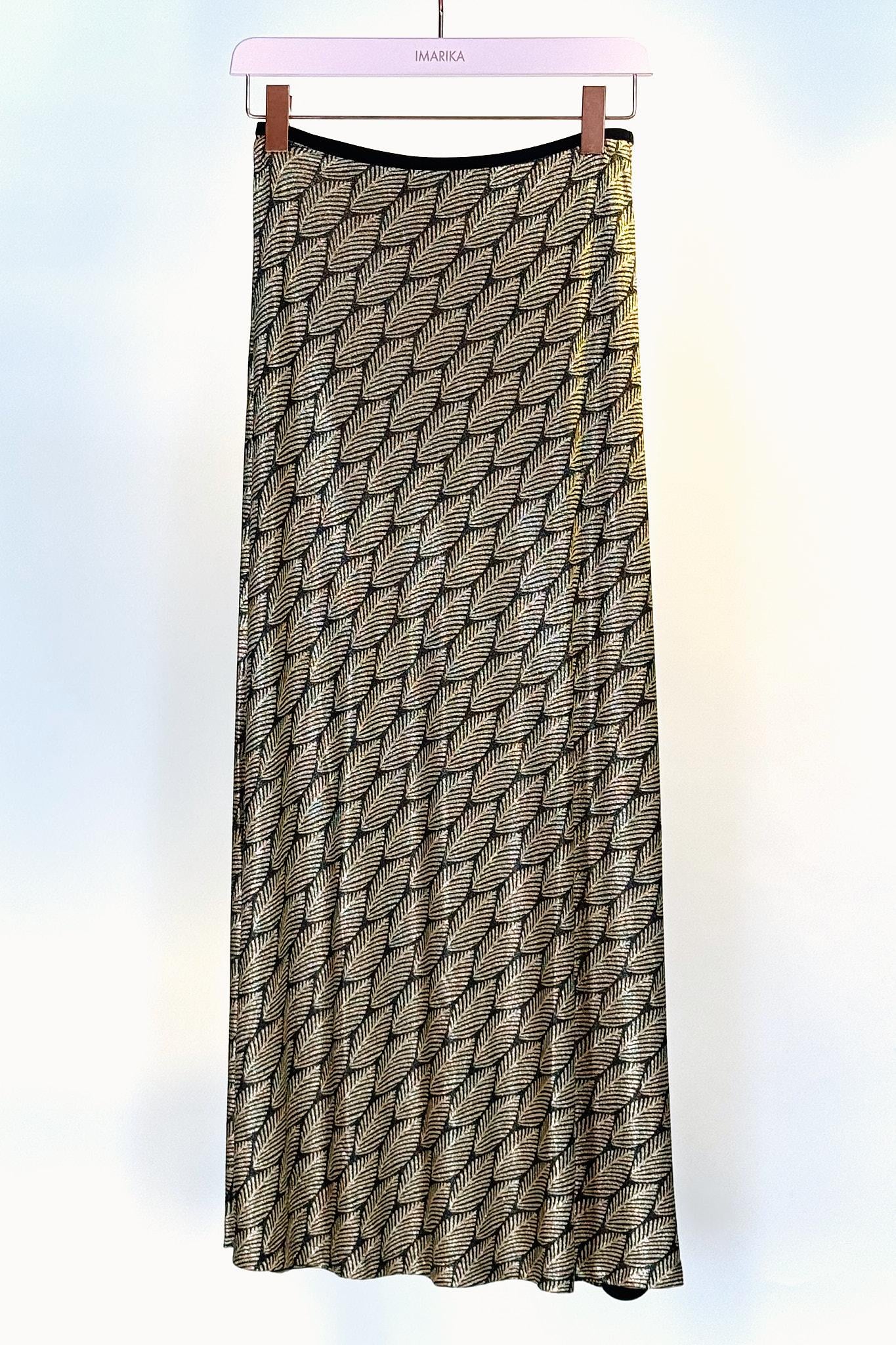 Gonna lurex POE LUREX 11GRIGIO ORO siyu