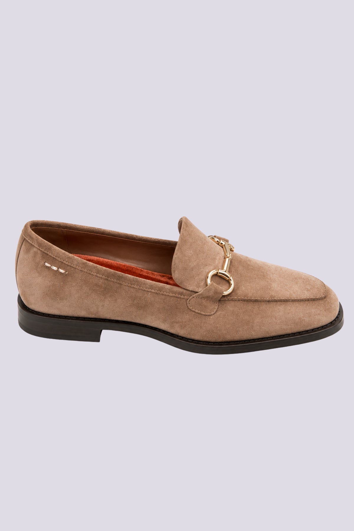 Mocassino beige scamosciato 