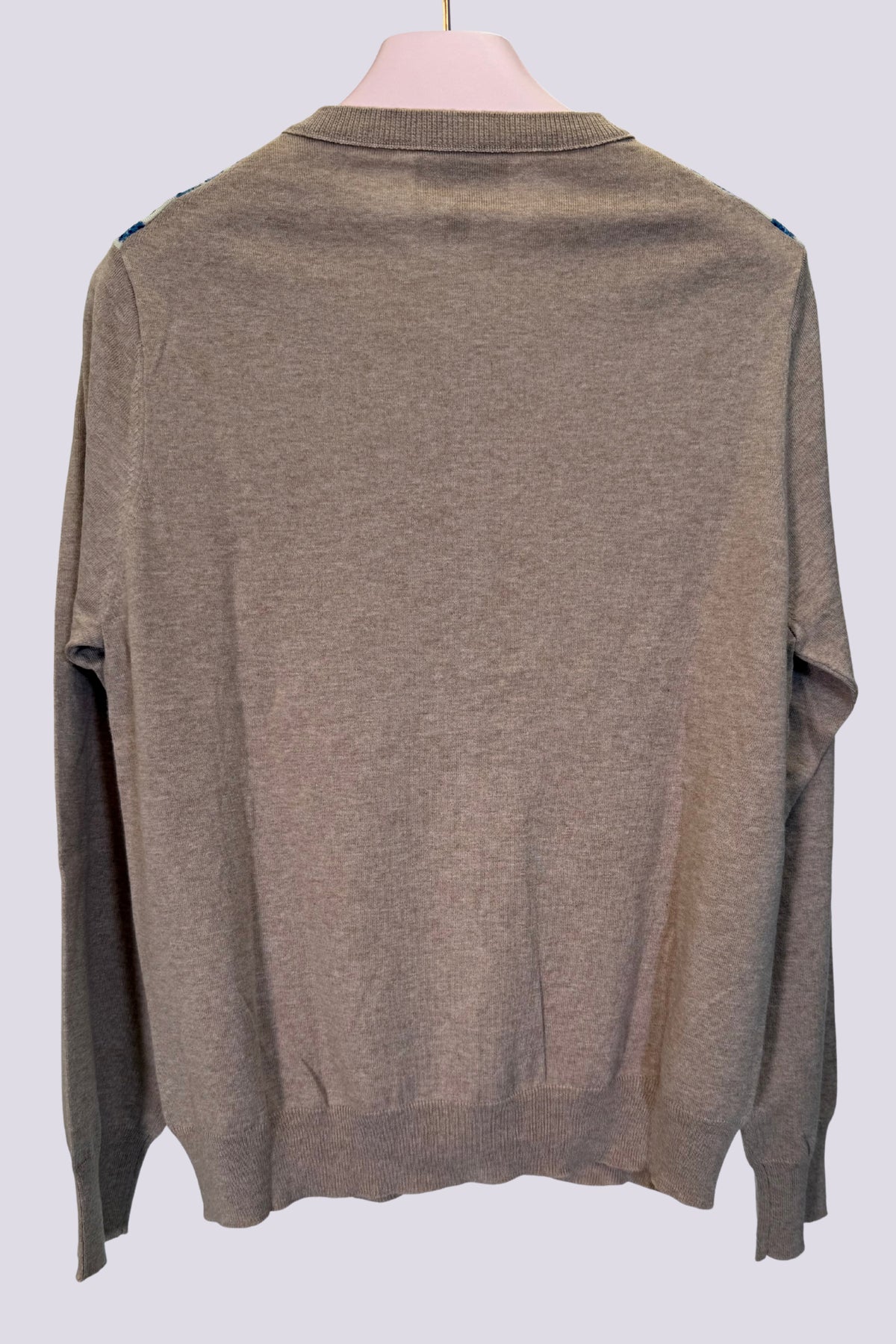 Cardigan in cotone beige 