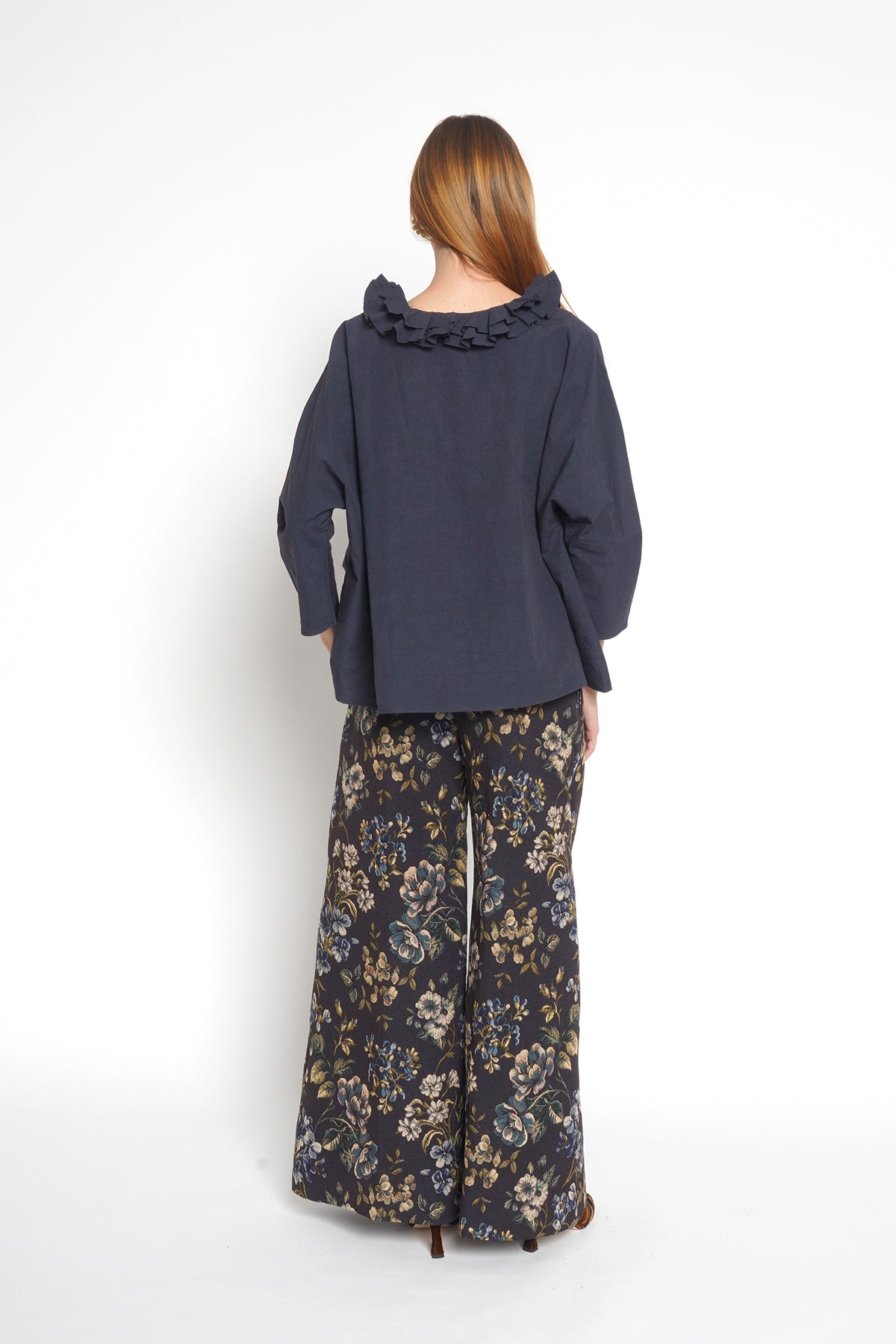 Blusa con collo 