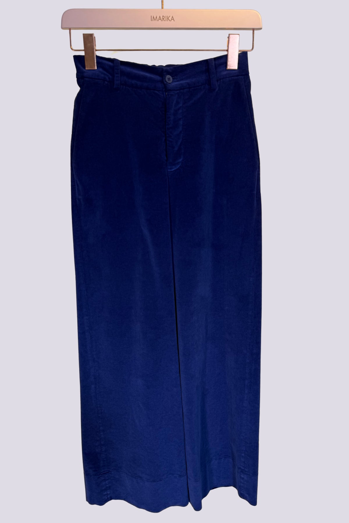 Pantalone dritto viola 