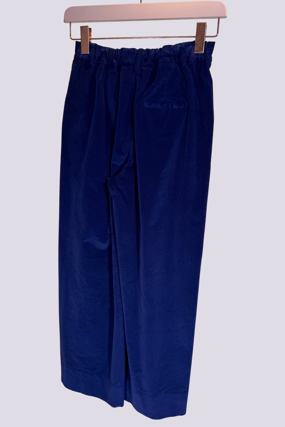 Pantalone dritto viola 