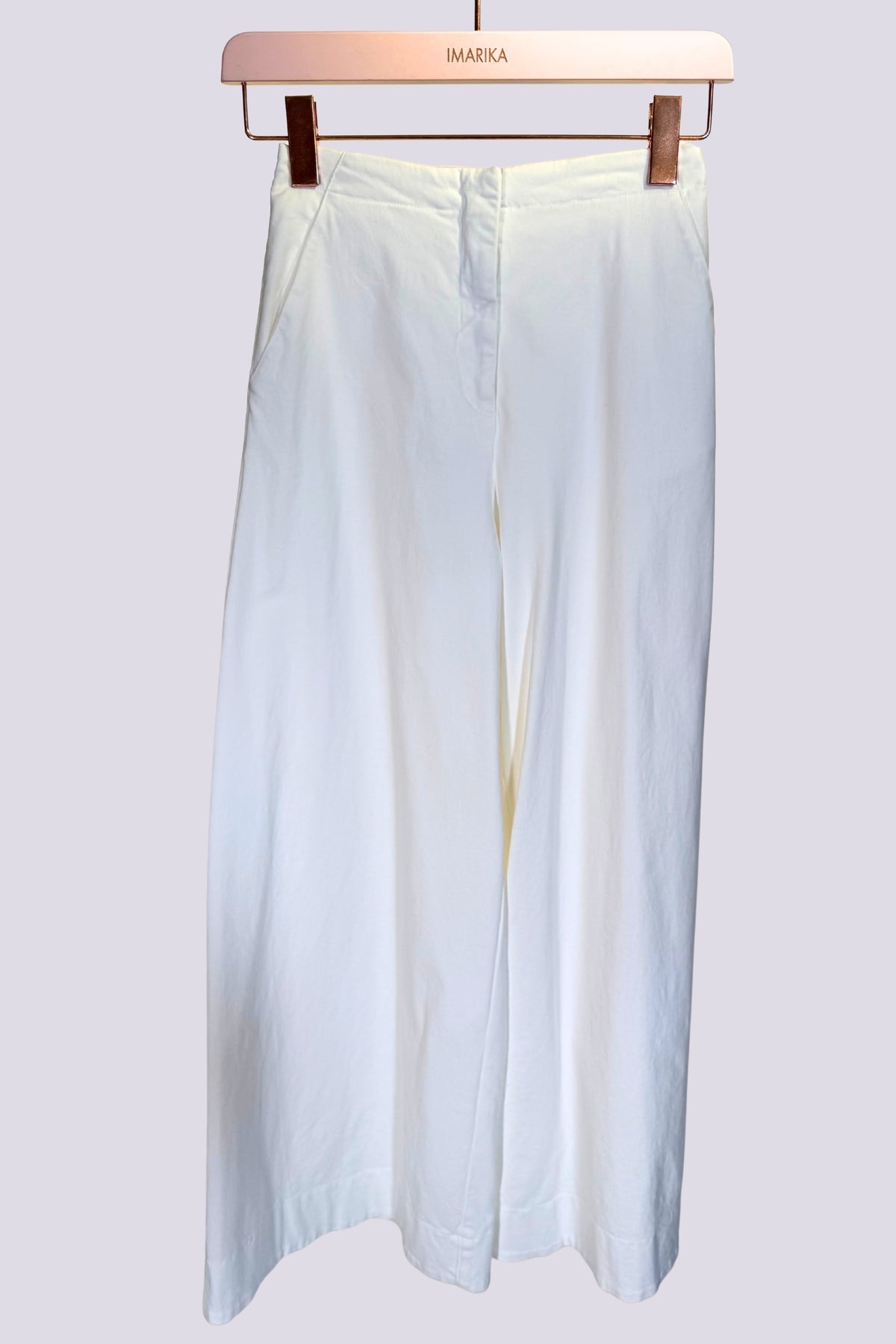 Pantalone ampio latte 