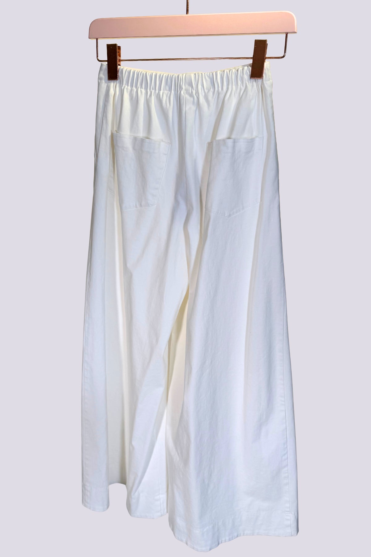 Pantalone ampio latte 
