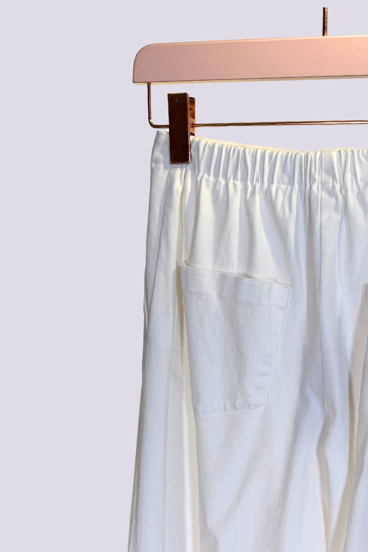 Pantalone ampio latte 