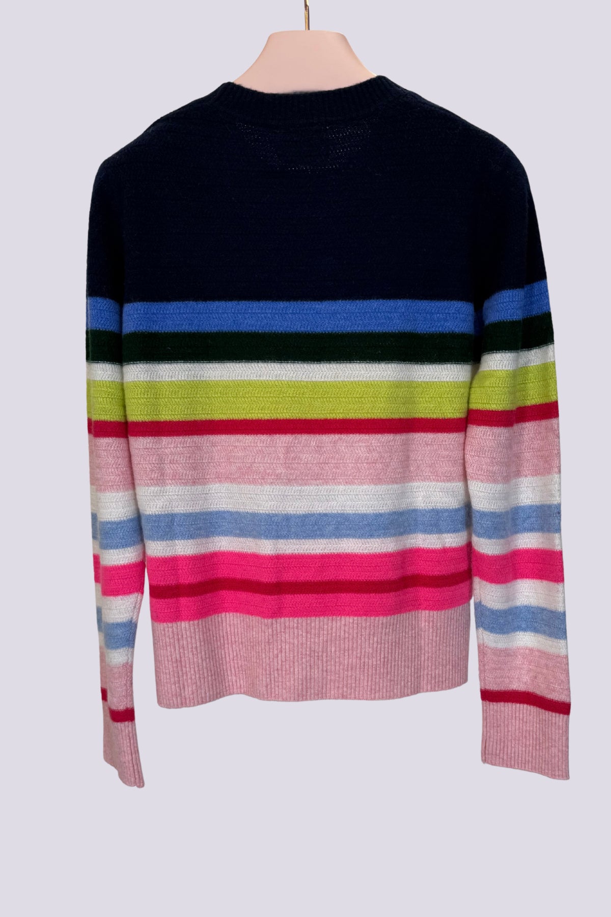 Maglione a righe multicolor 