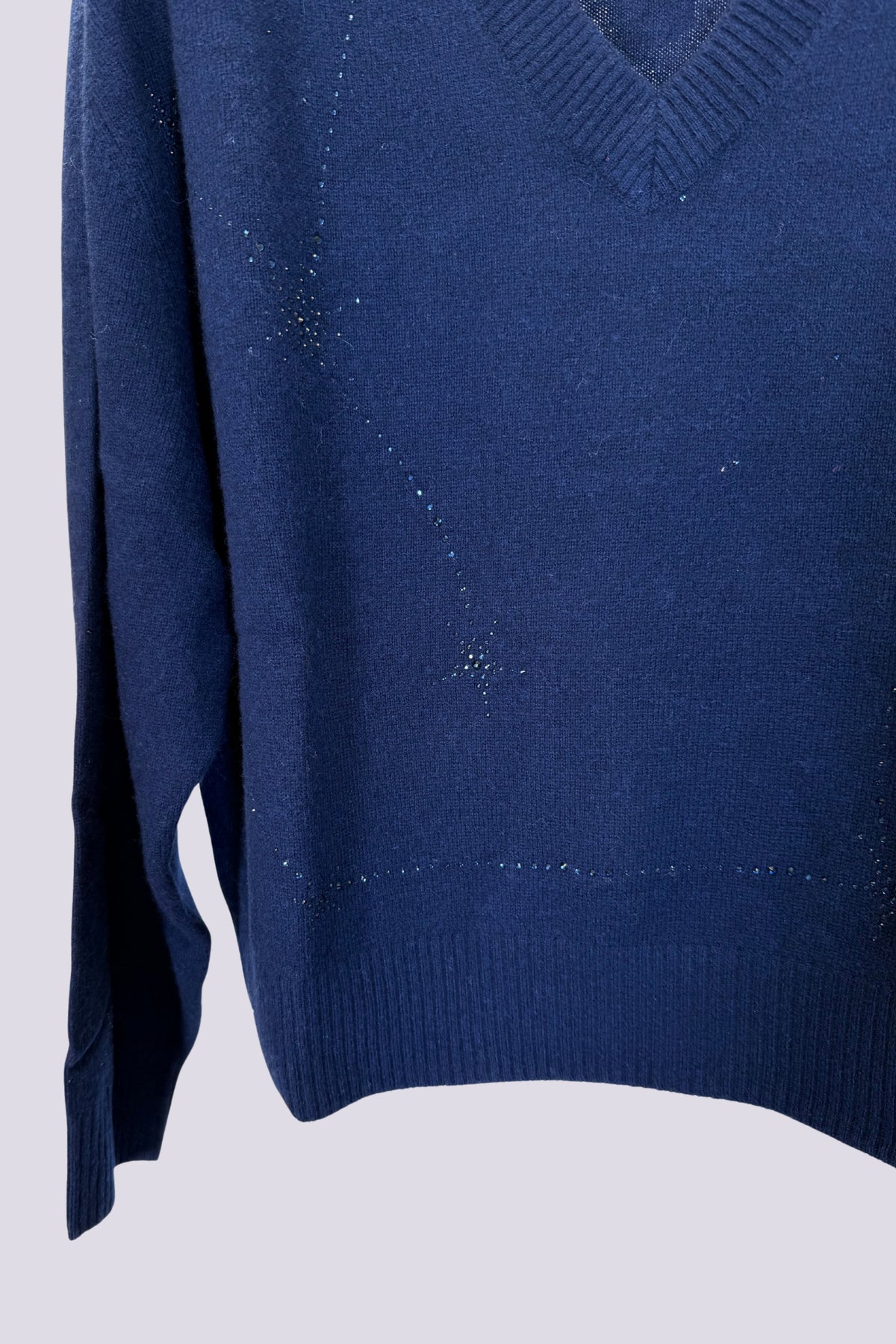 Maglione stelle blu 