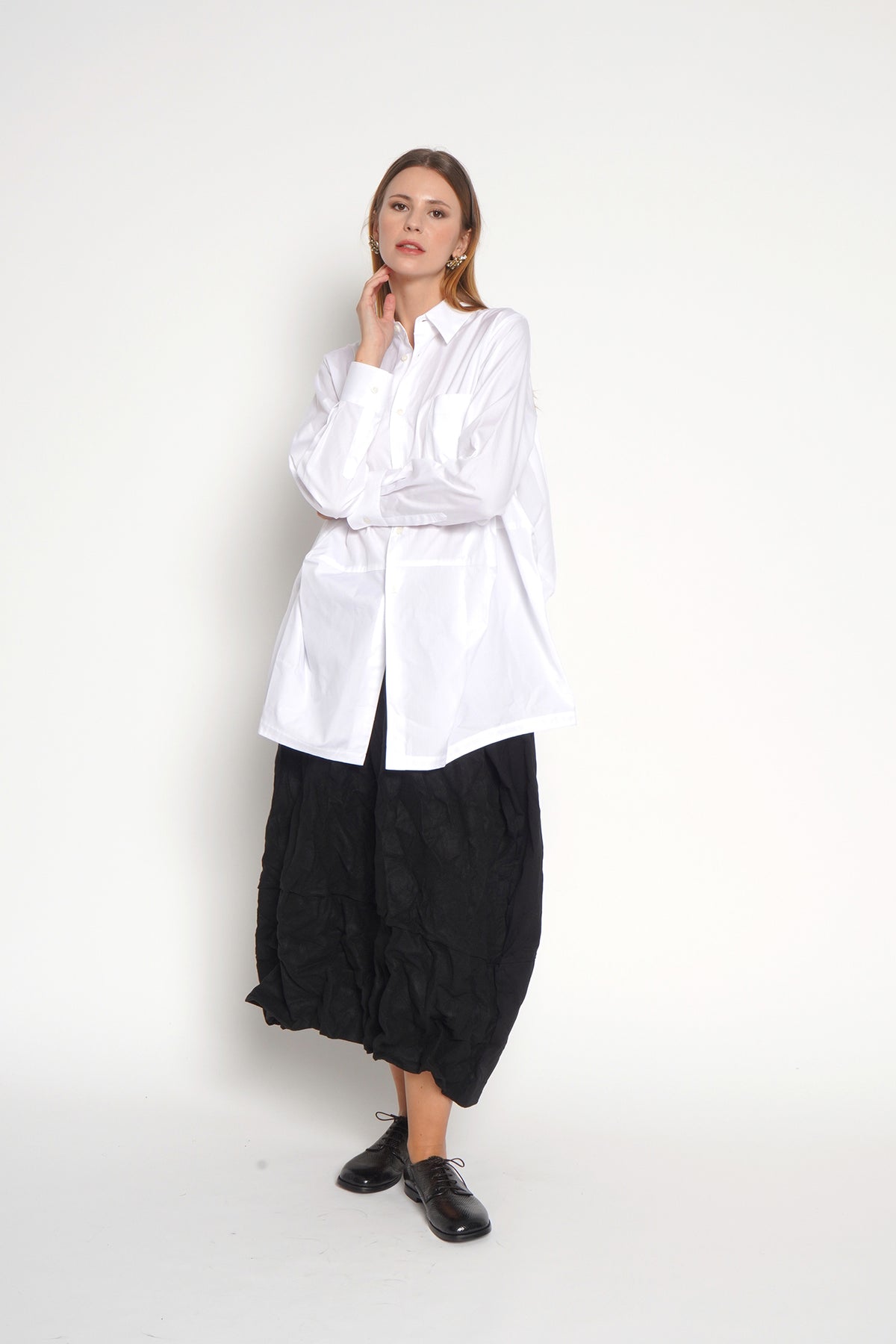 Camicia pockets bianco 