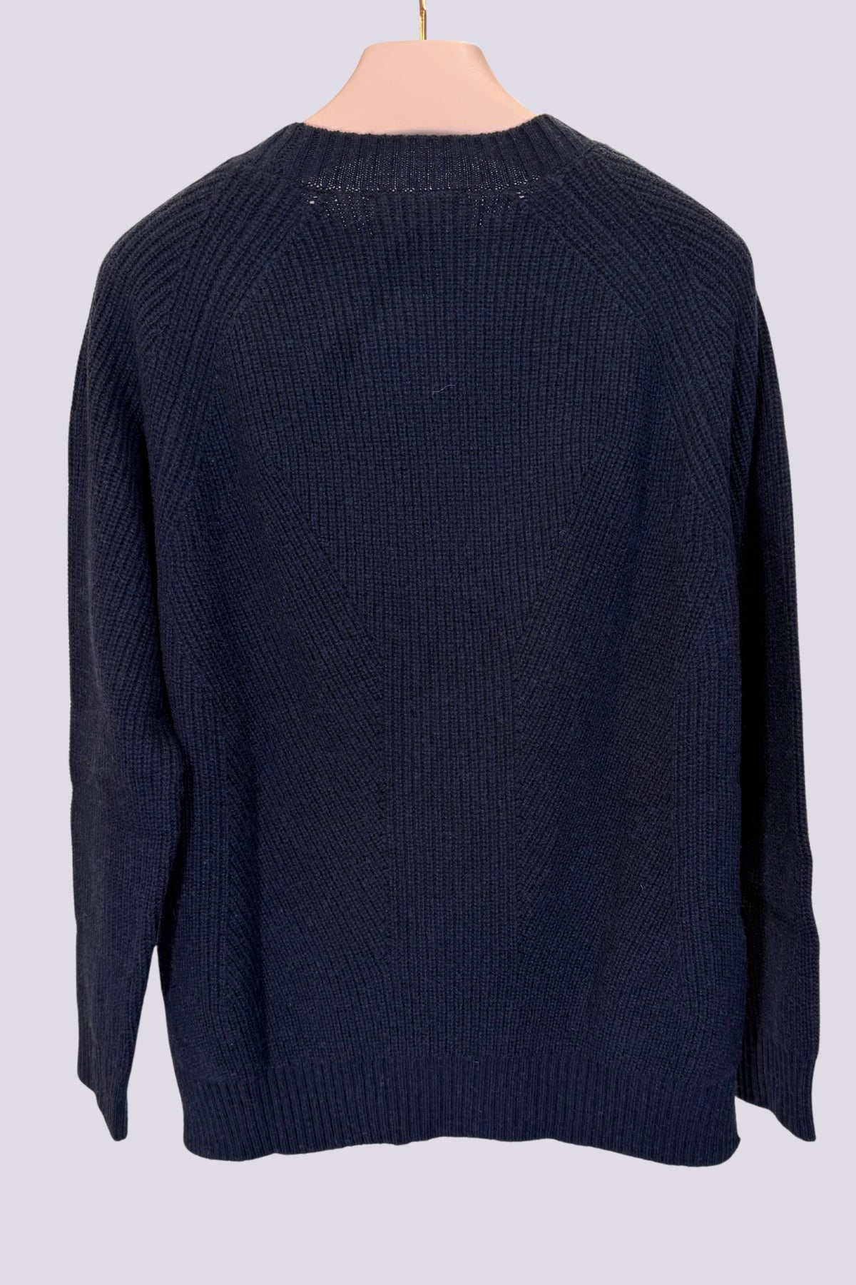 Maglia girocollo blu 