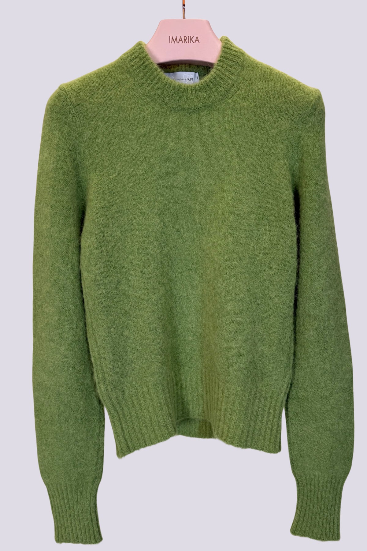 Maglia a girocollo verde 